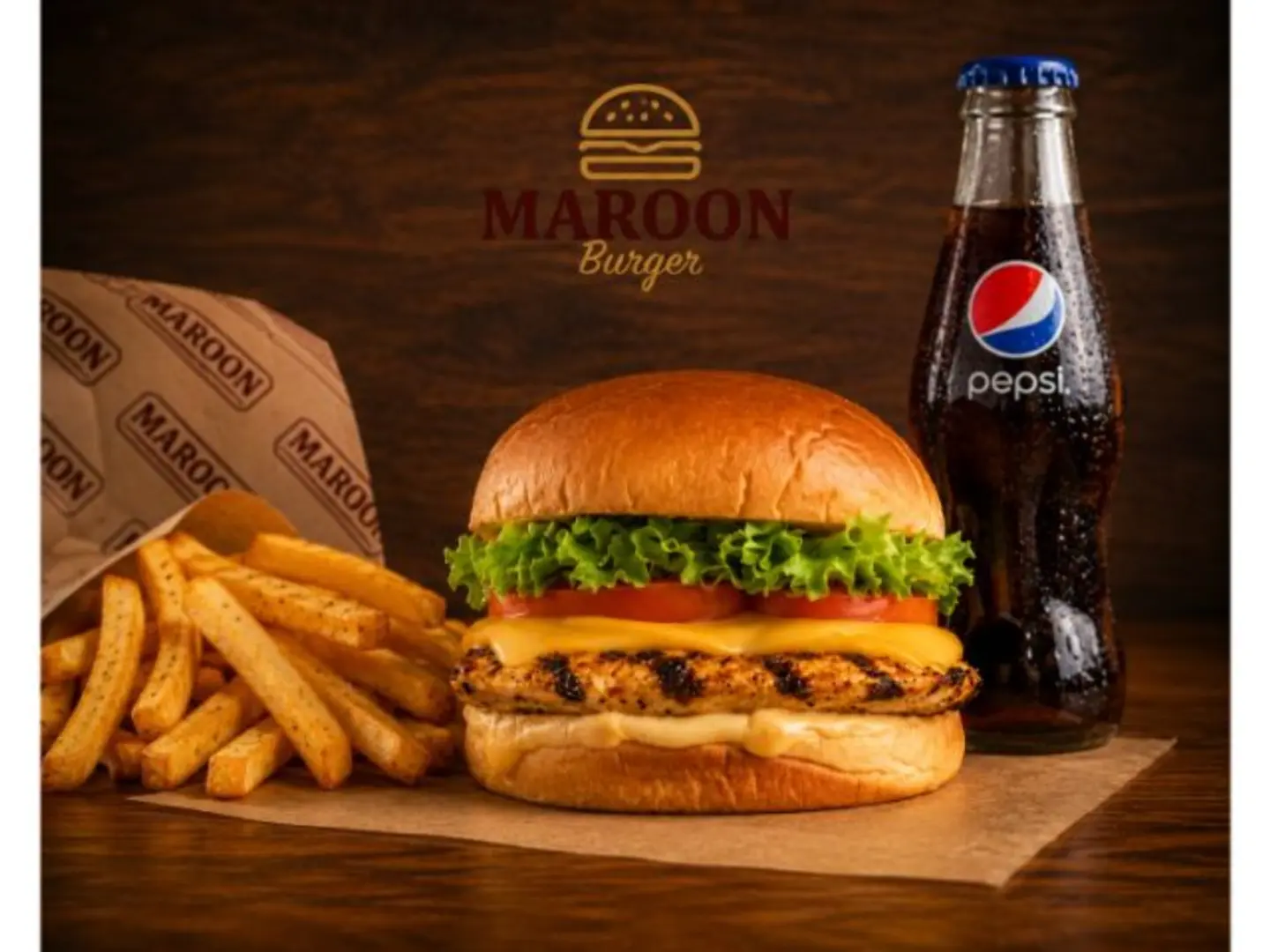 Grilled Chicken Burger Meal