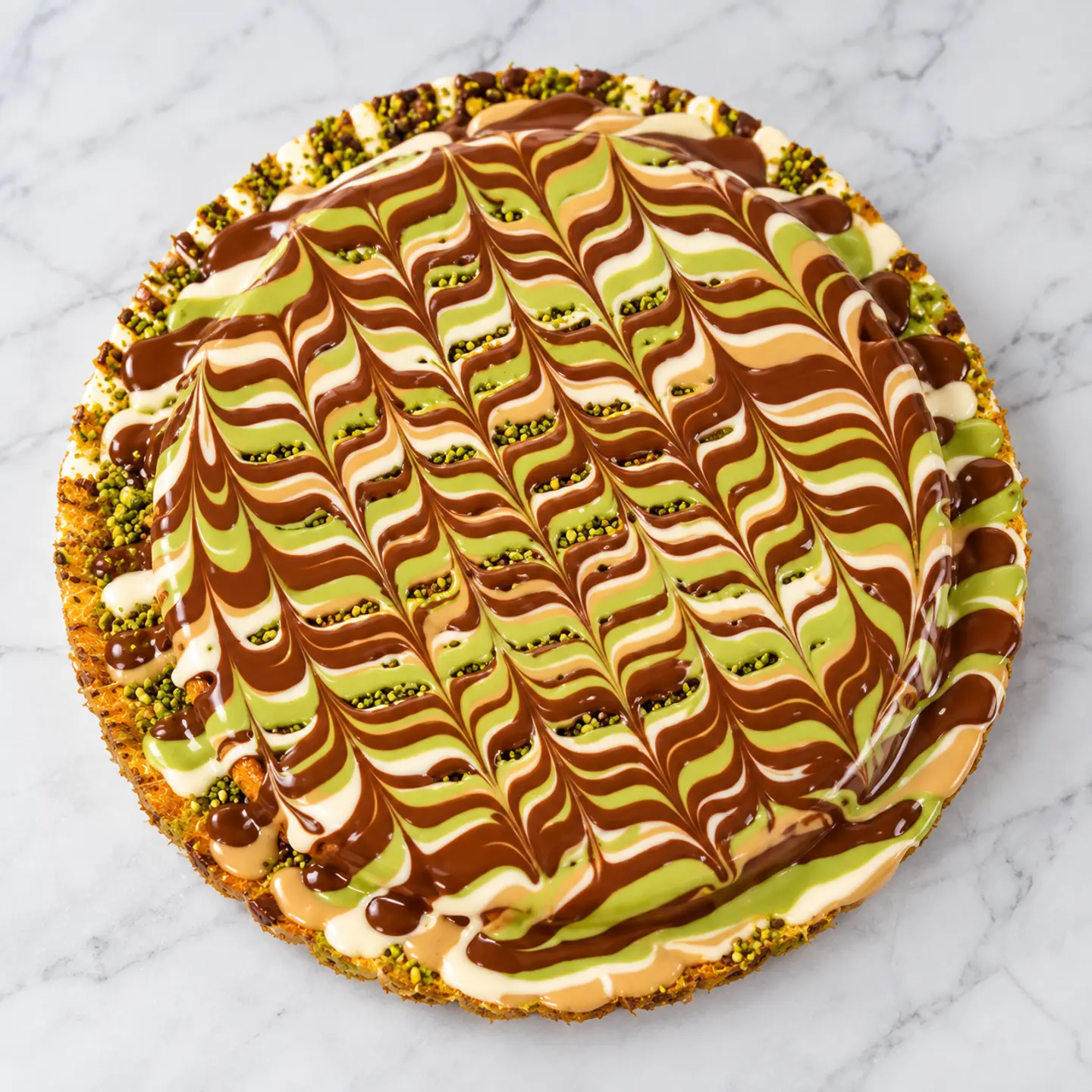 Kunafa With Sauces - Small