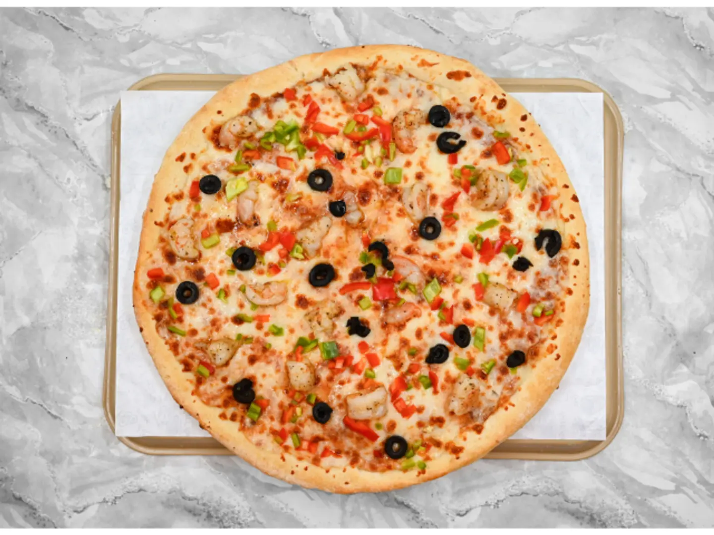 Seafood Pizza - Medium