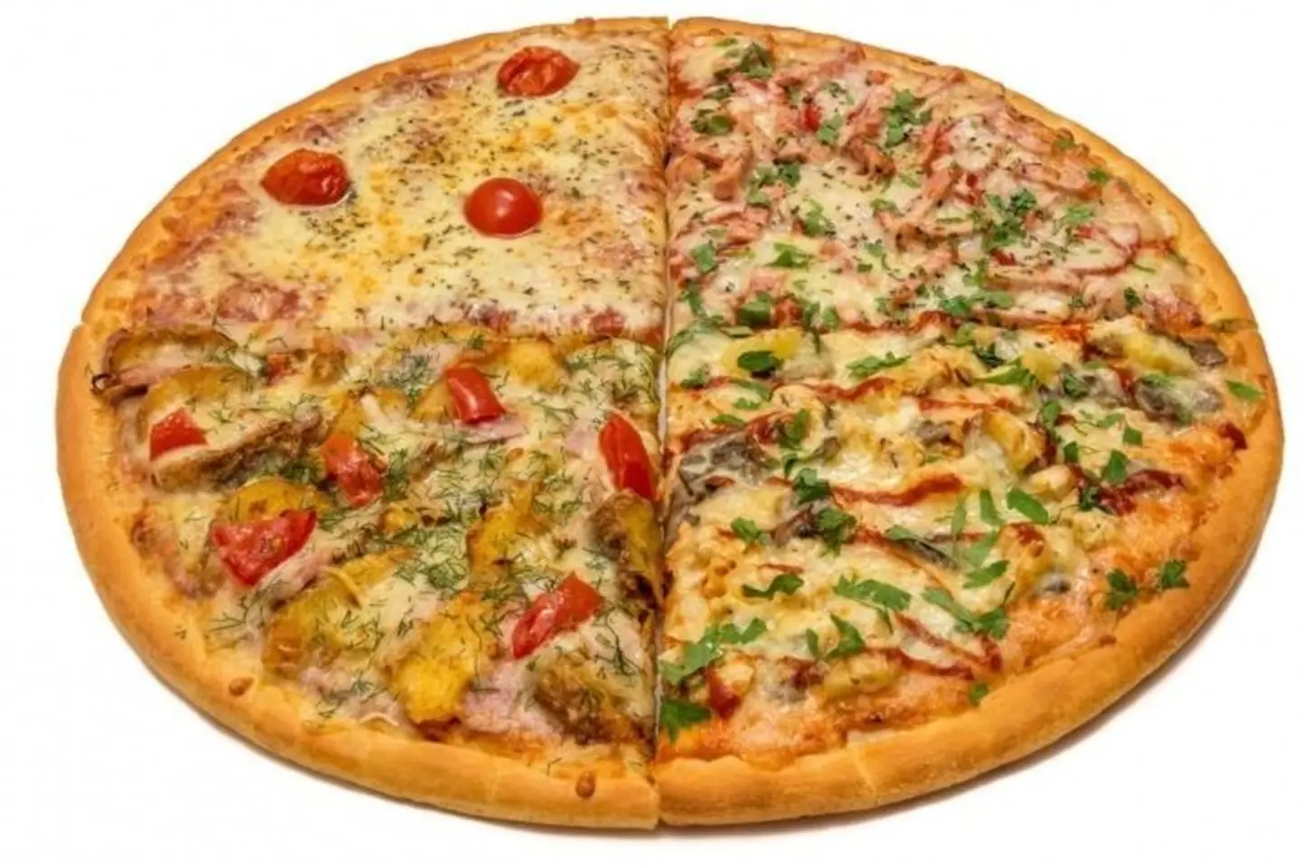 بيتزا الفصول الأربعة