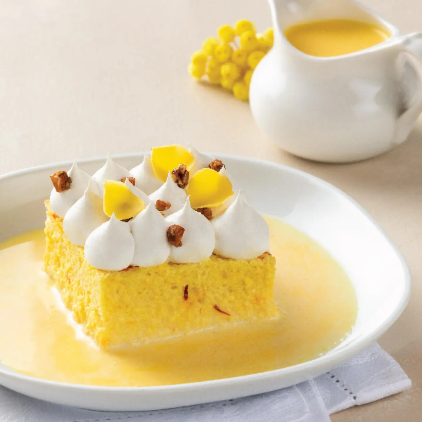 Saffron Milk Cake