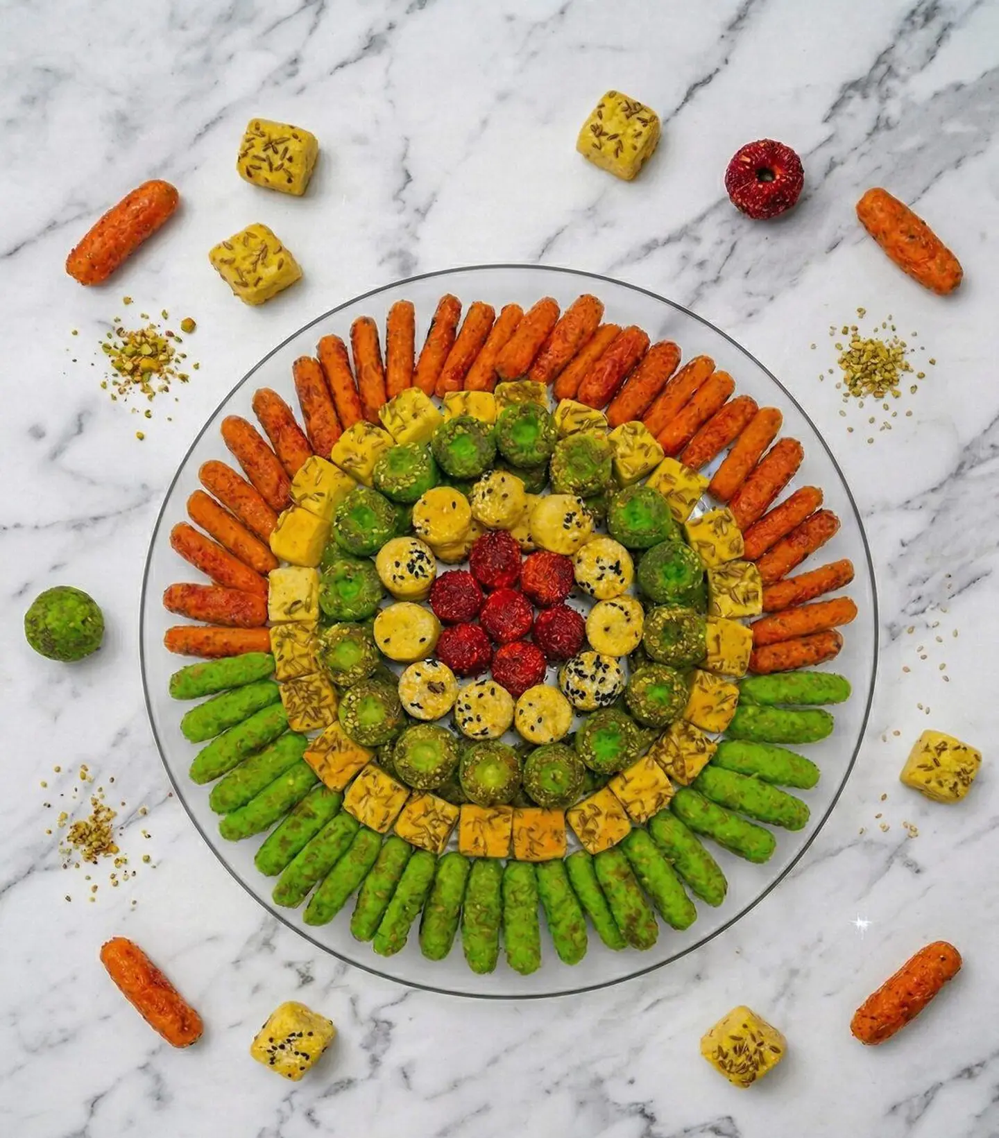 Round French Savories Platter