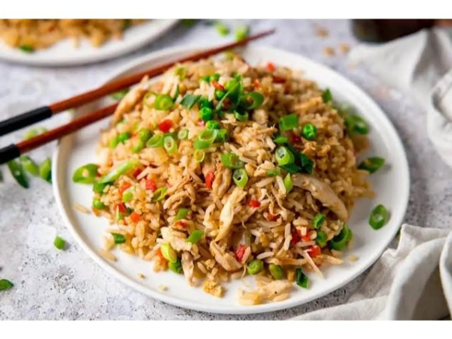 Rice With Fried Chicken