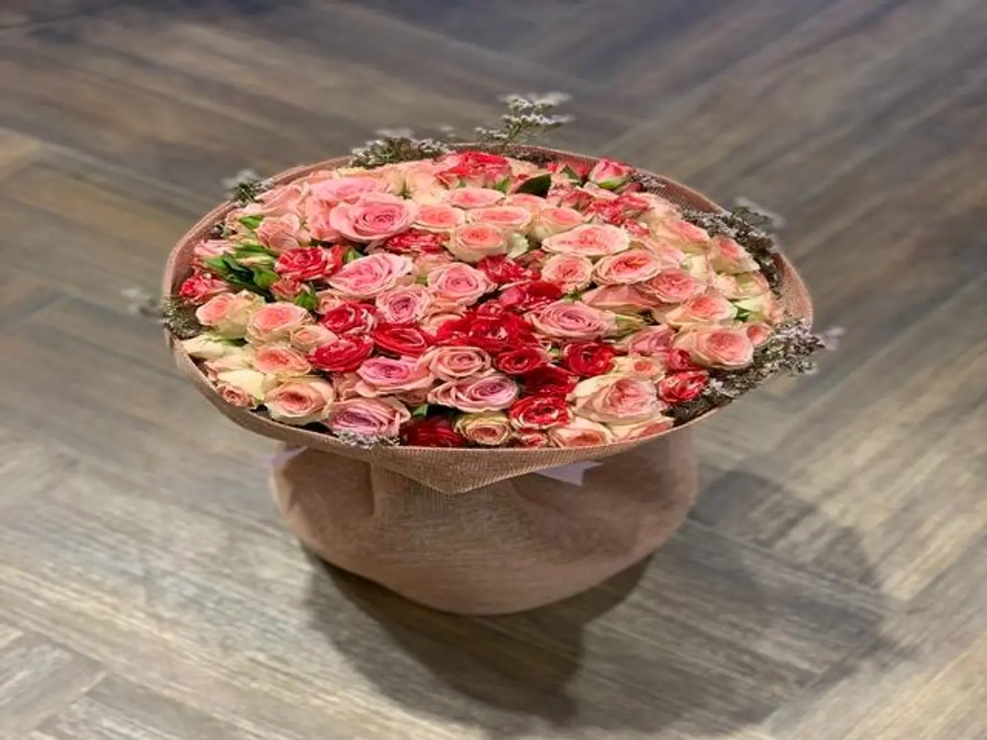 باقة ورد قماشية