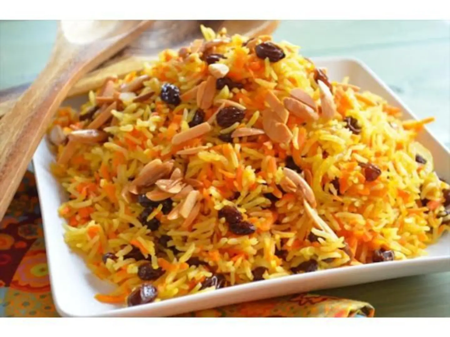 أرز بسمتي زعفران بالمكسرات