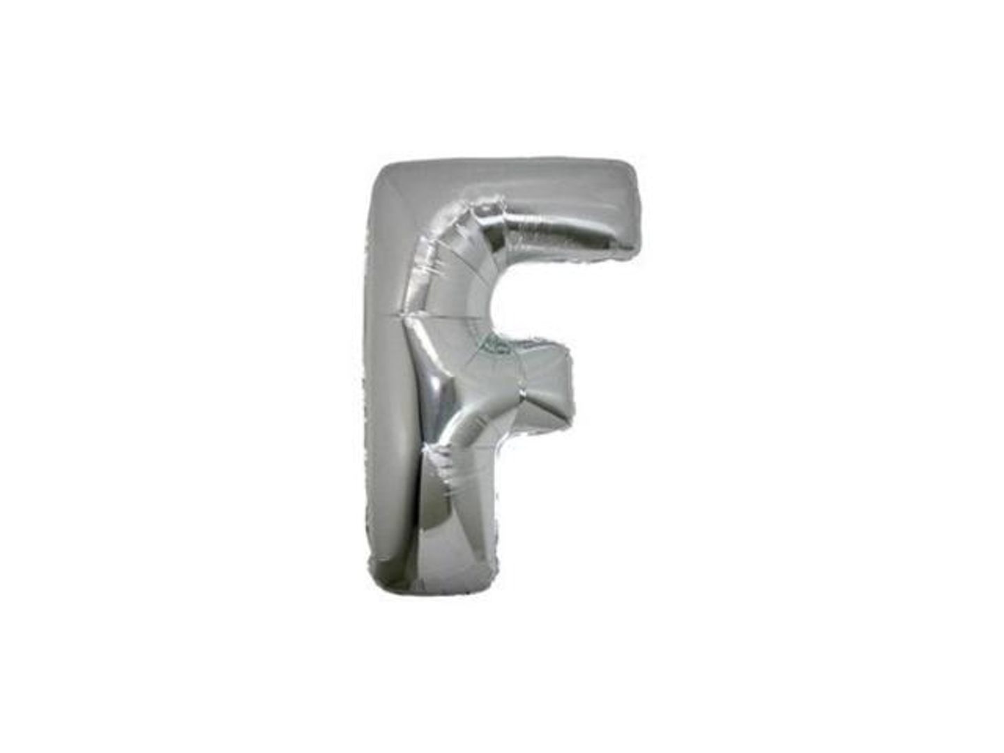 Balloon Letter F Silver