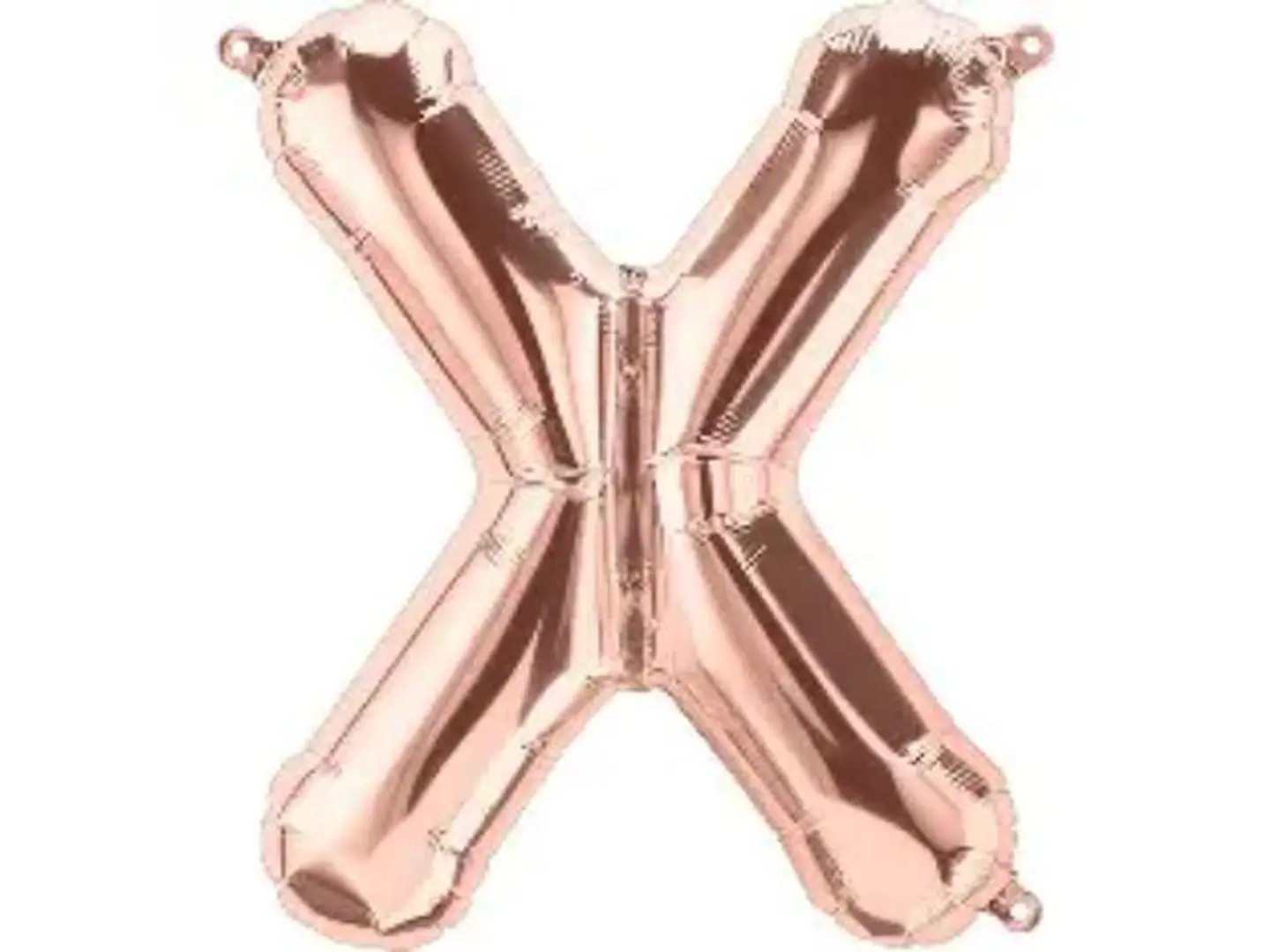 Rose Gold Letter Balloons X