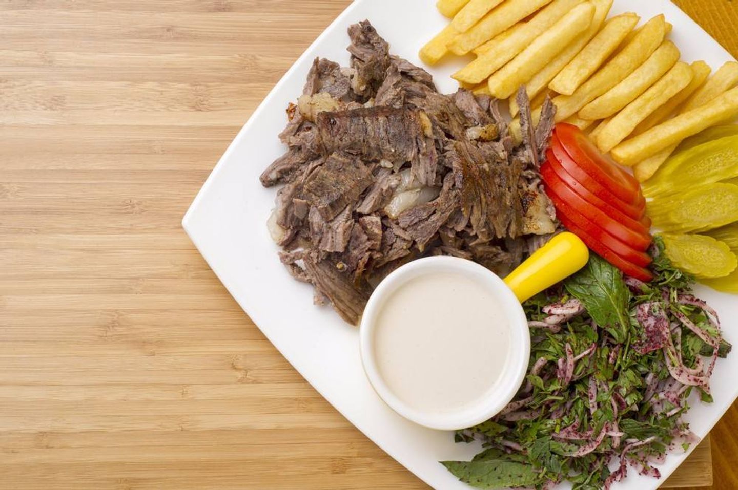 Large Meat Shawarma Plate