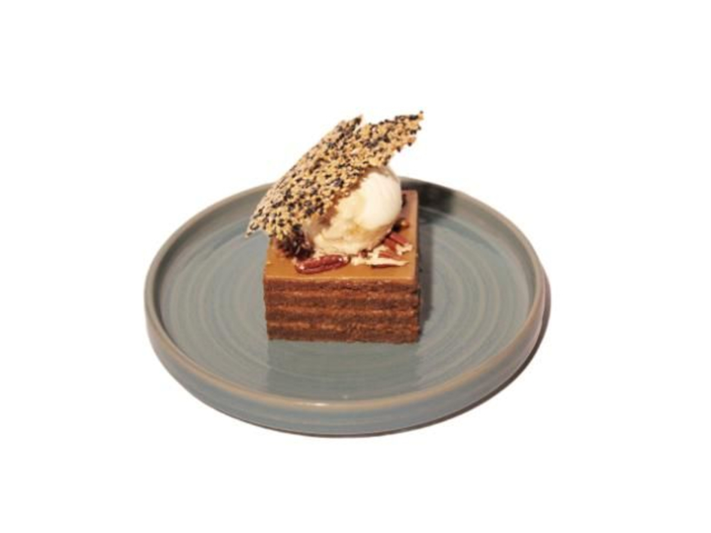 Dates Cake With Ice Cream