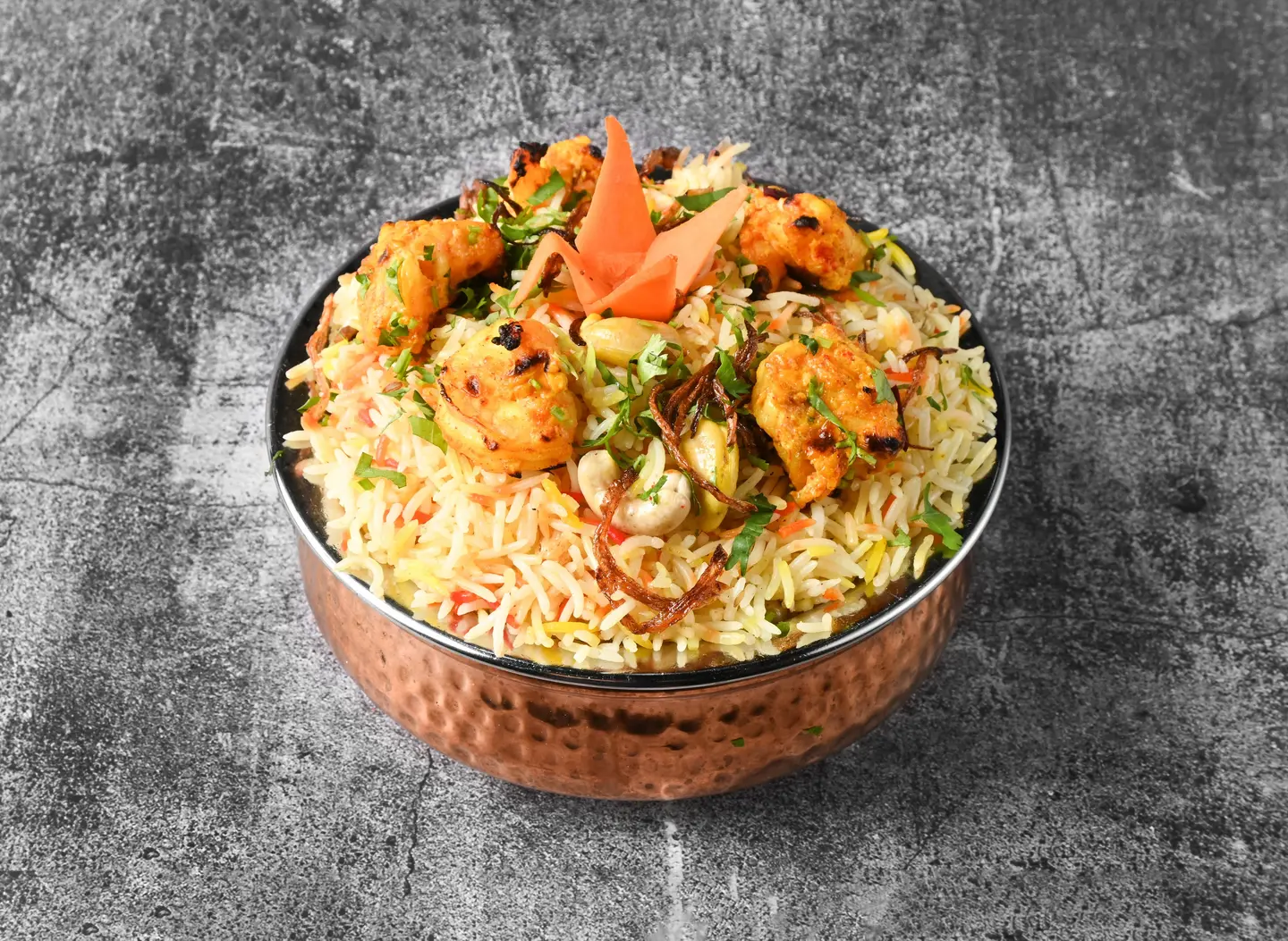 ارز بريانى بالجمبري