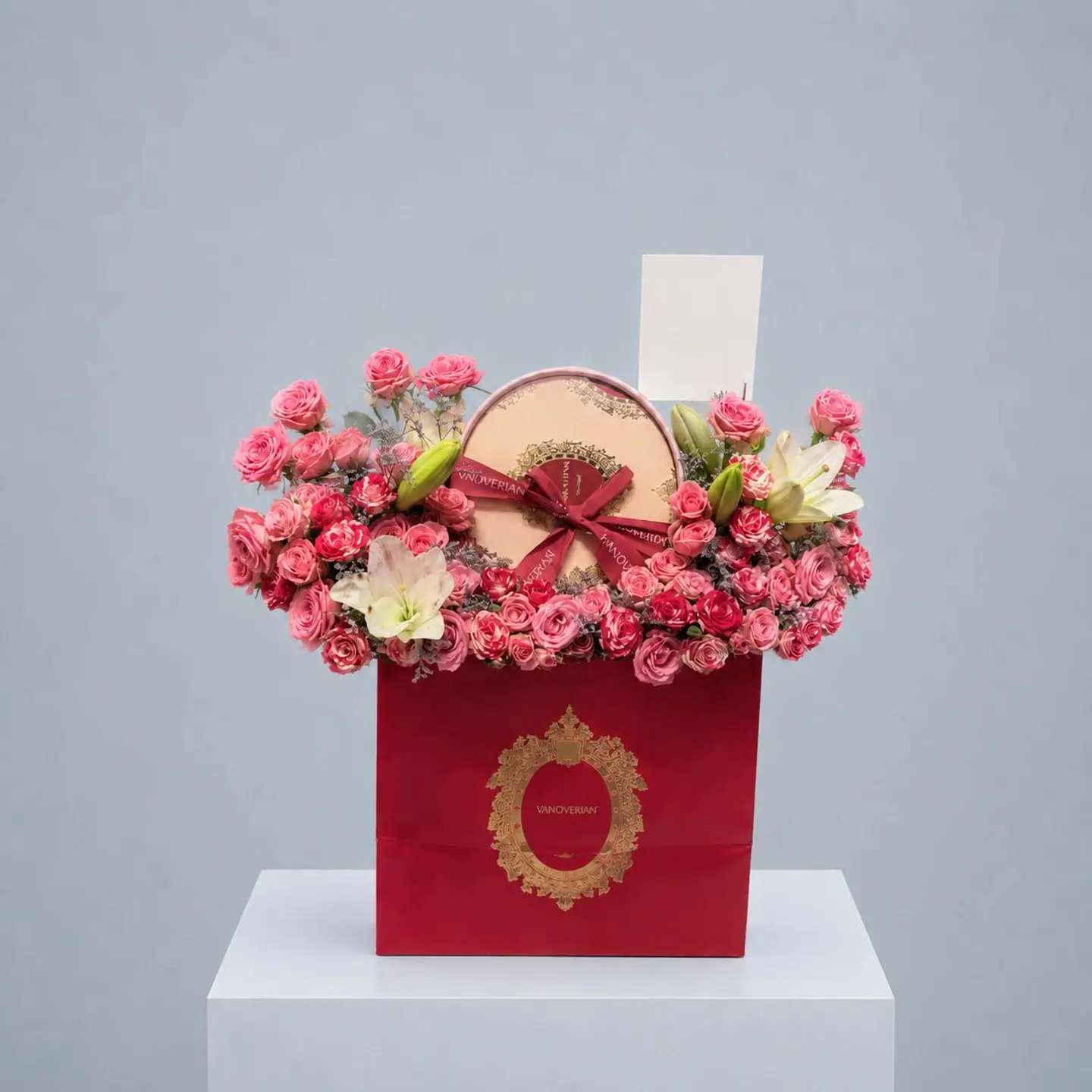 Rose Arrangement With Hanoverian Sweets