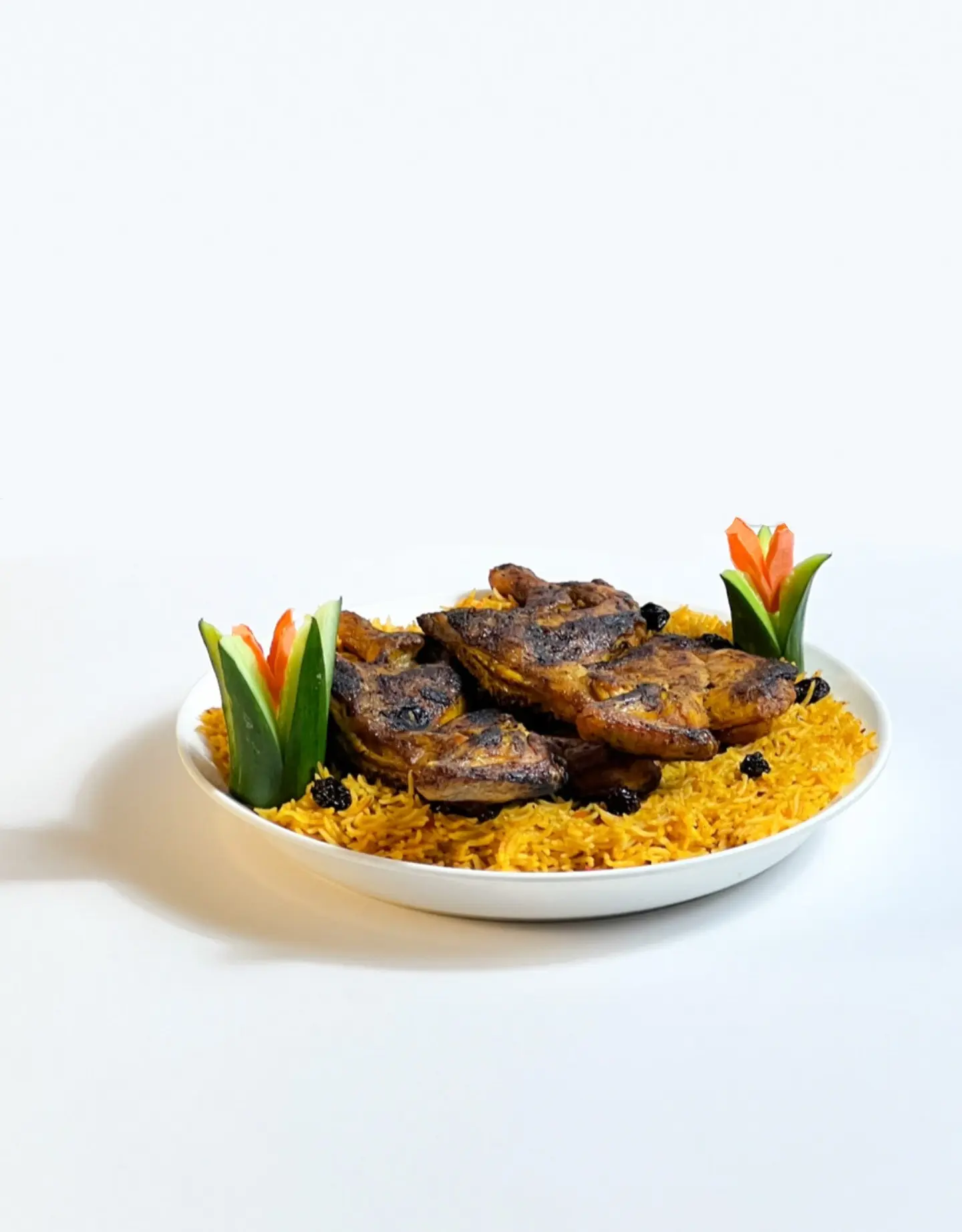 حبة مظبي مع رز بخاري - دجاج مظبي مع رز بخاري