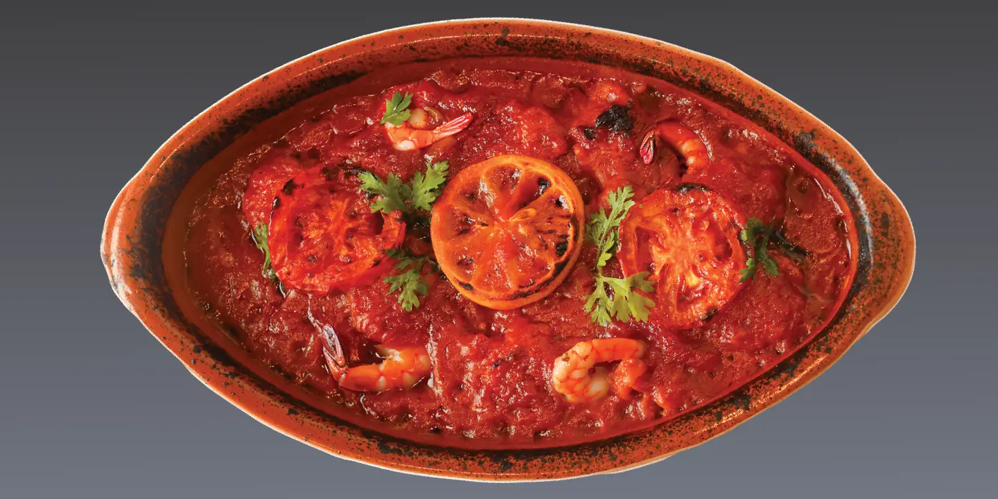 طاجن جمبري طماطم