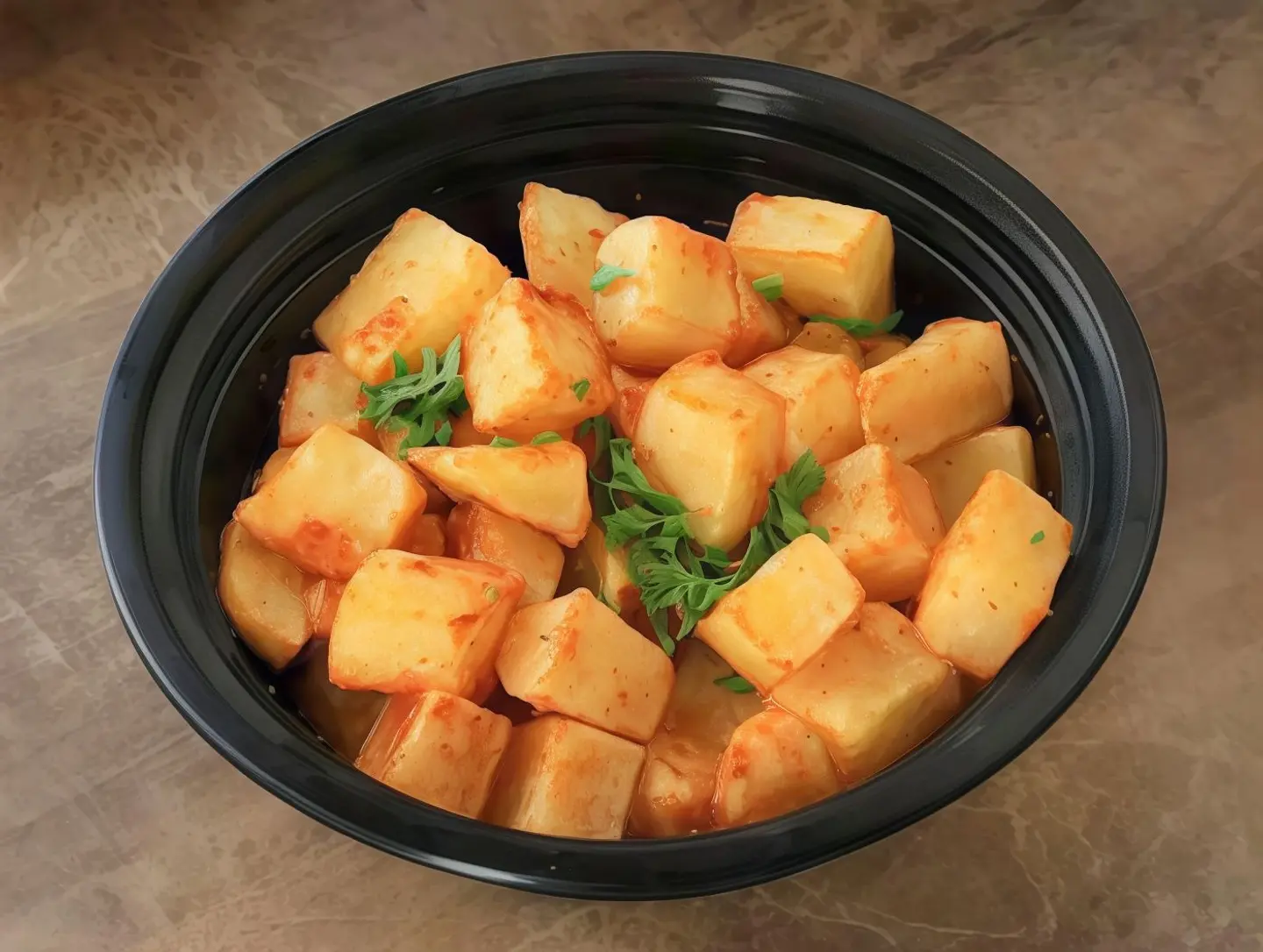 بطاطا حارة