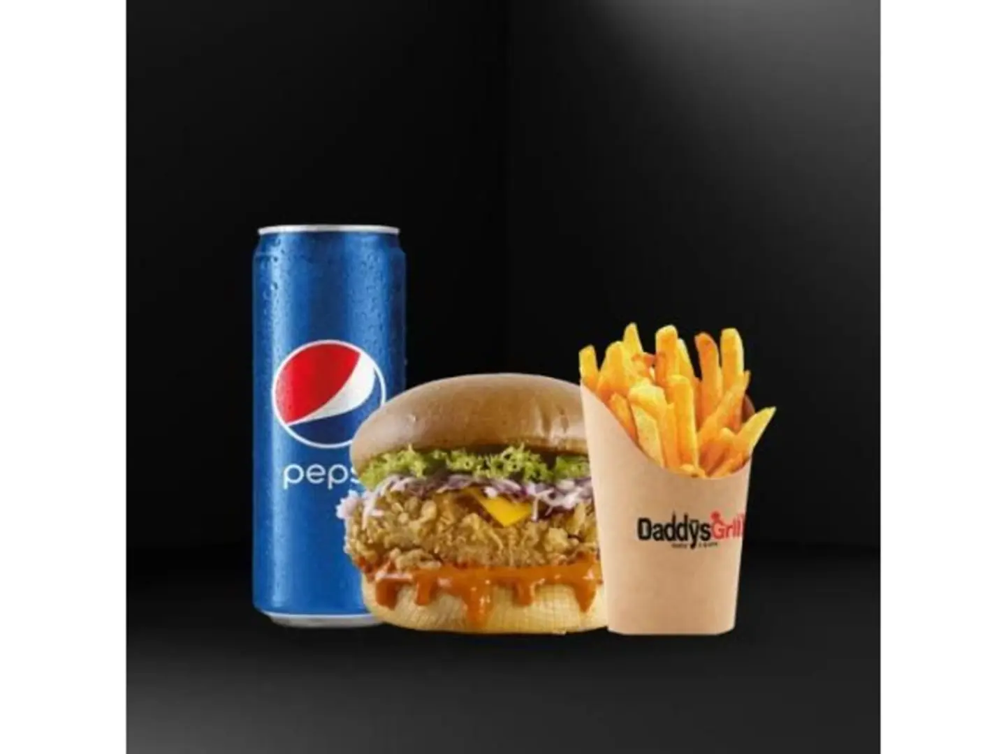 Crispy Burger Meal