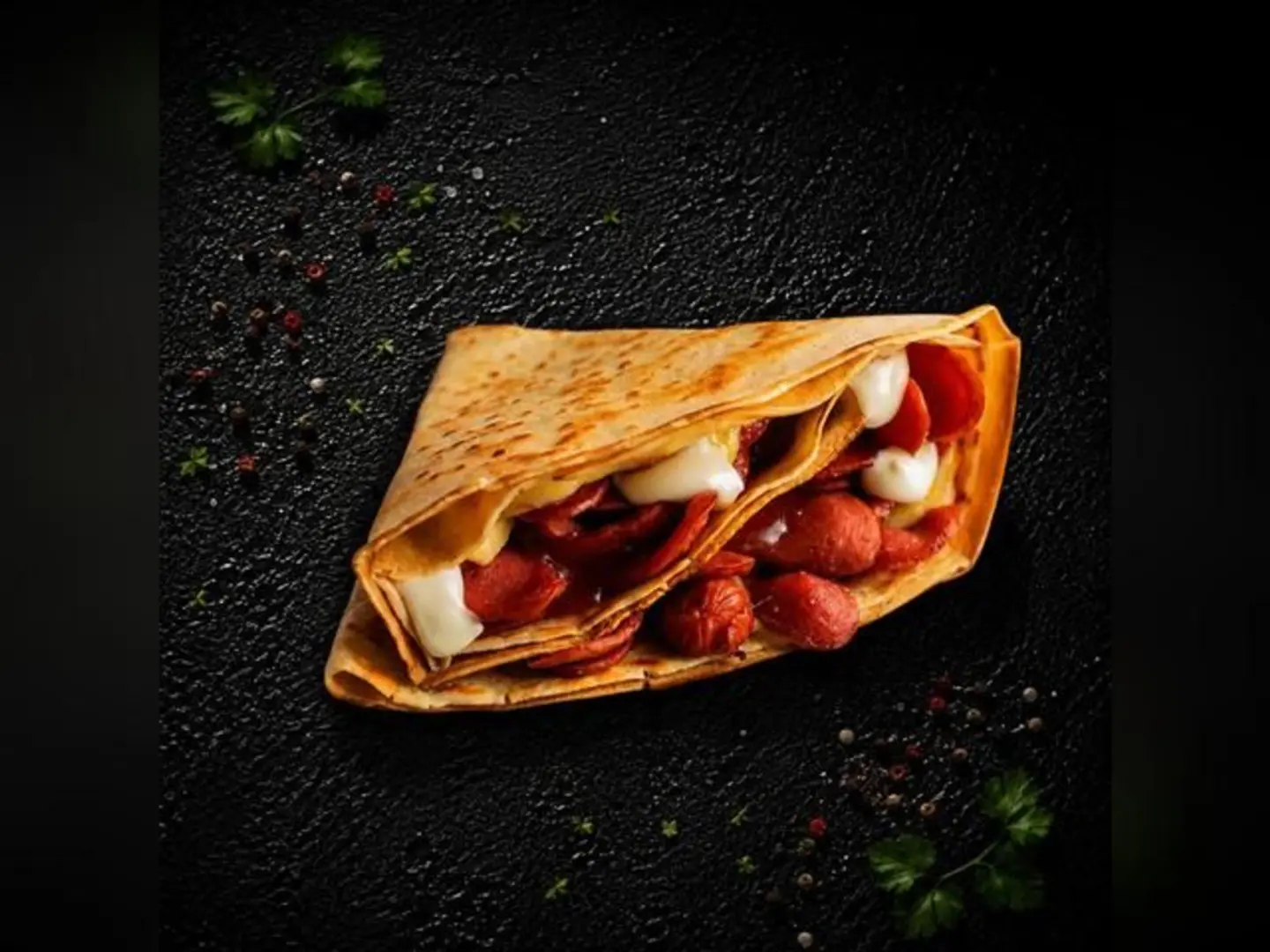 Crepe Hot Dog