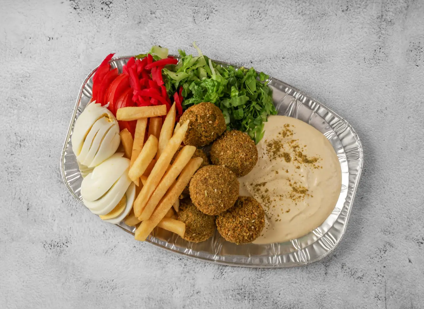 صحن فلافل صغير