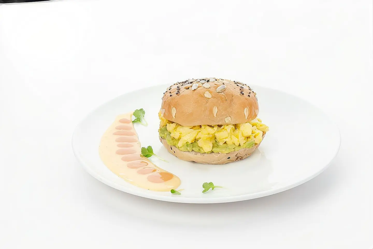 Egg & Avocado On A Bun