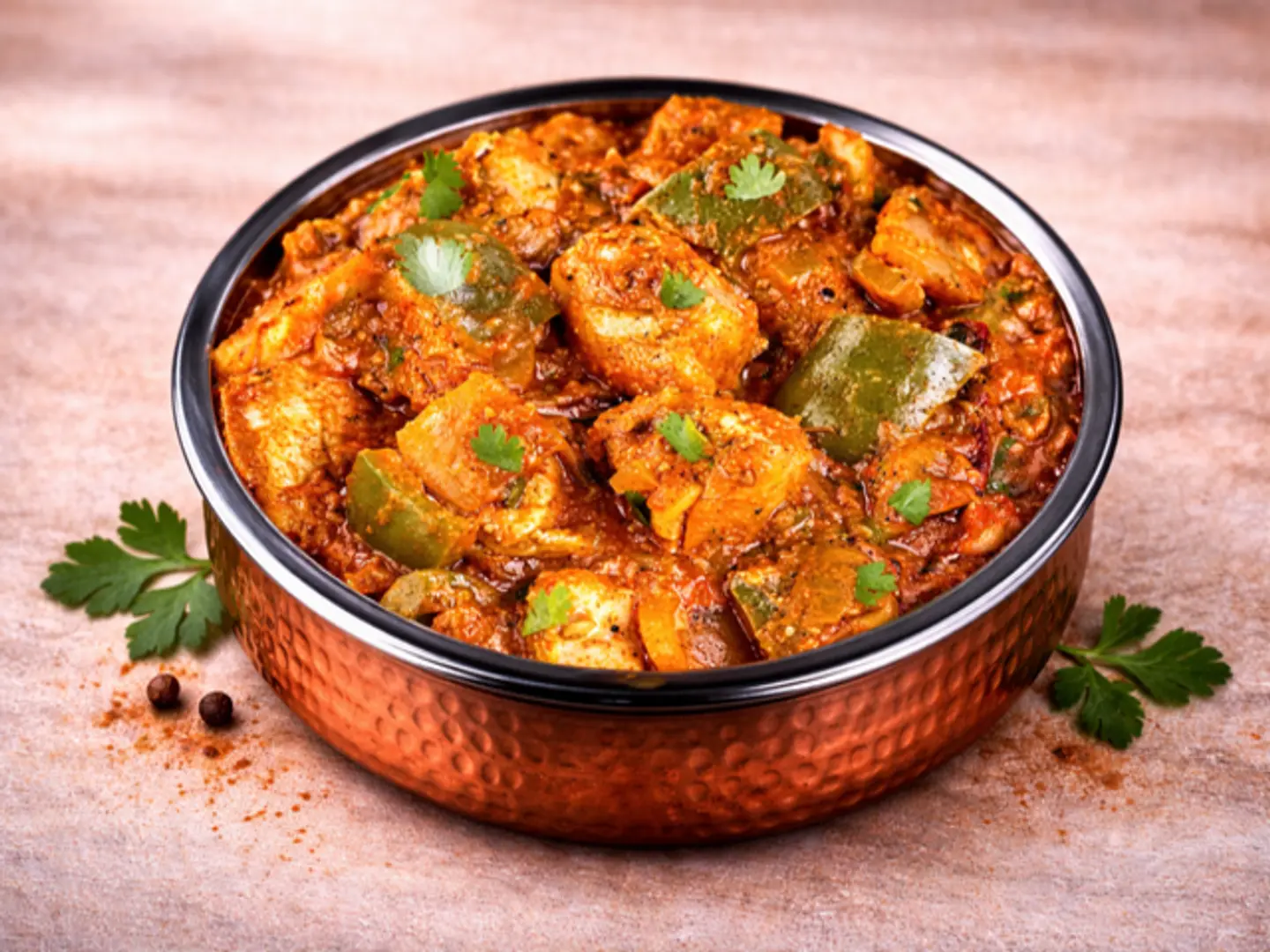 Kadai Chicken Boneless