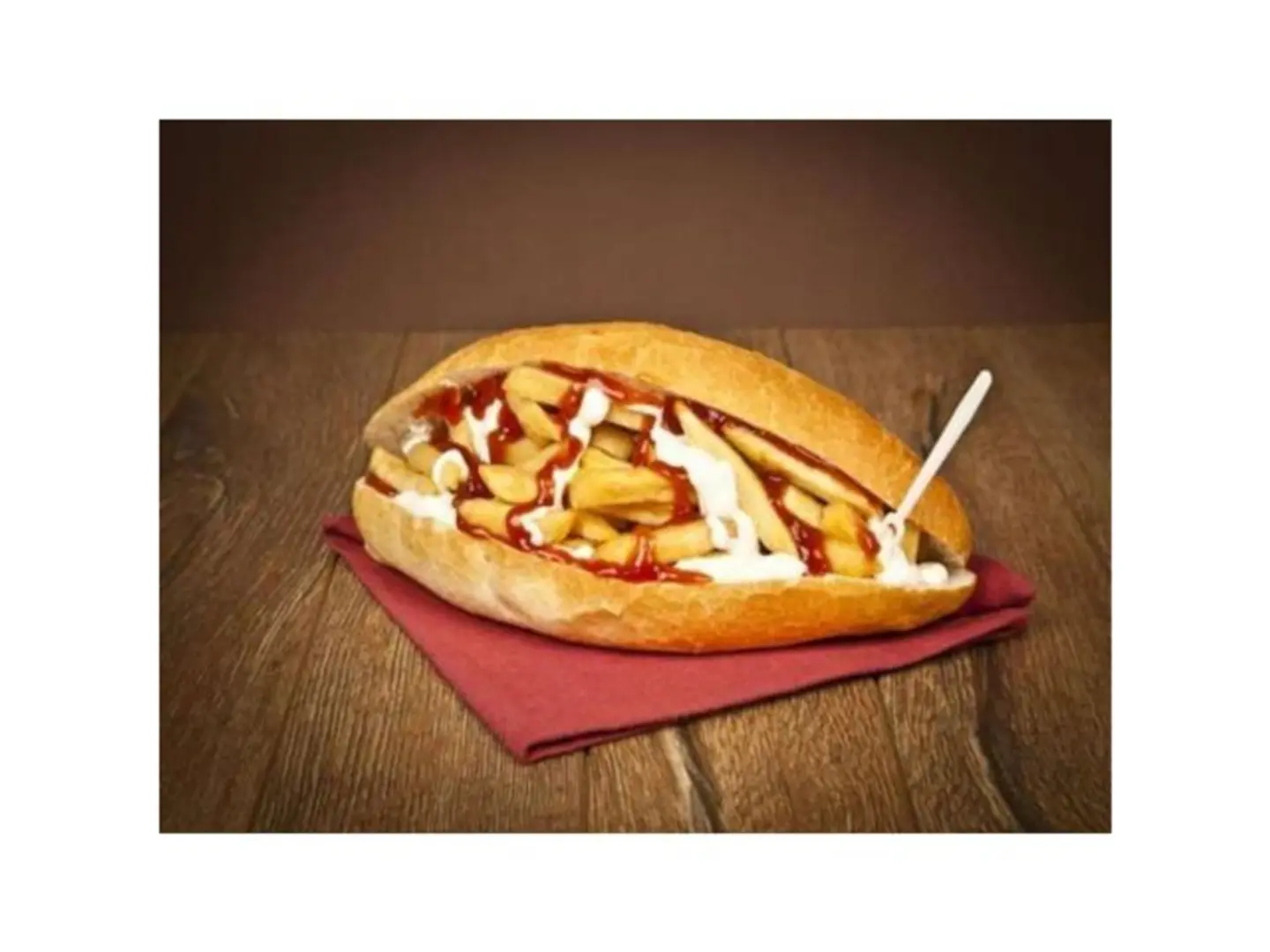 Jumbo French Fries Sandwich With Cheese