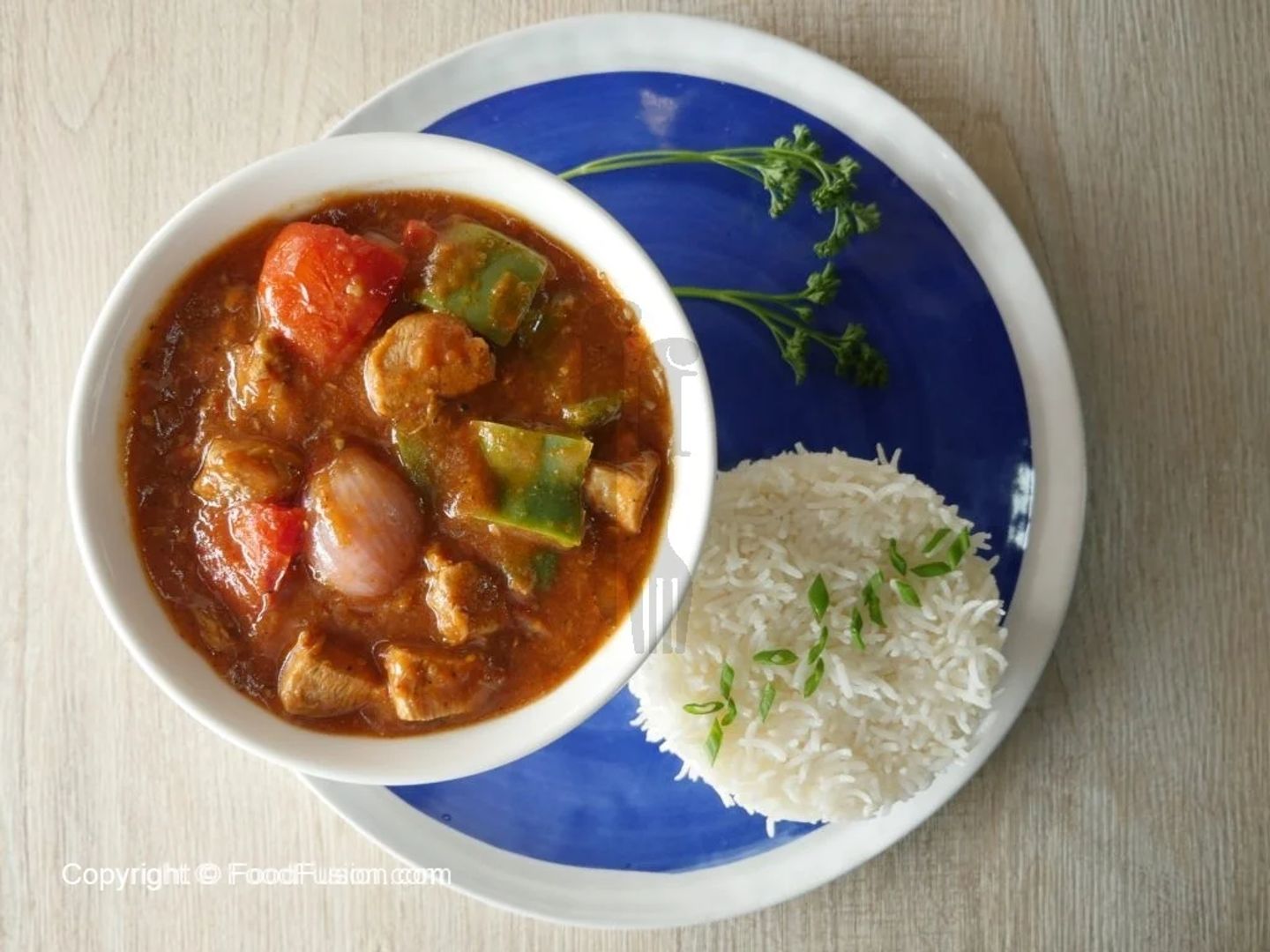 Chicken Shashlik With Rice