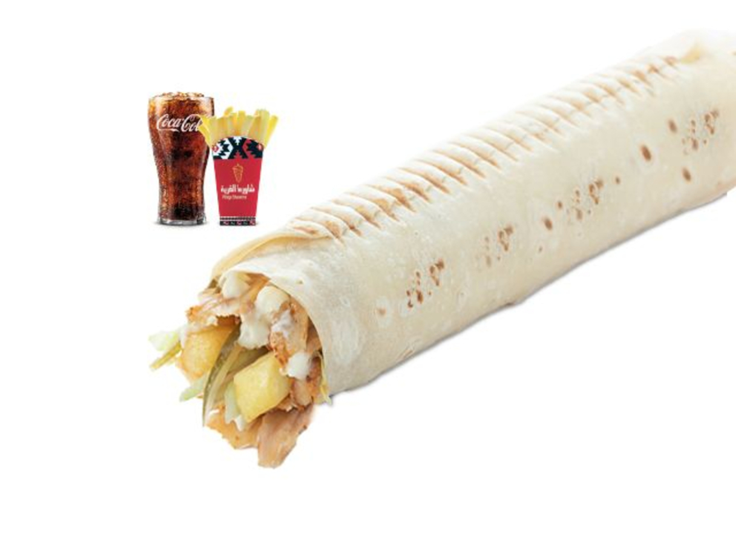 وجبة شاورما التركية