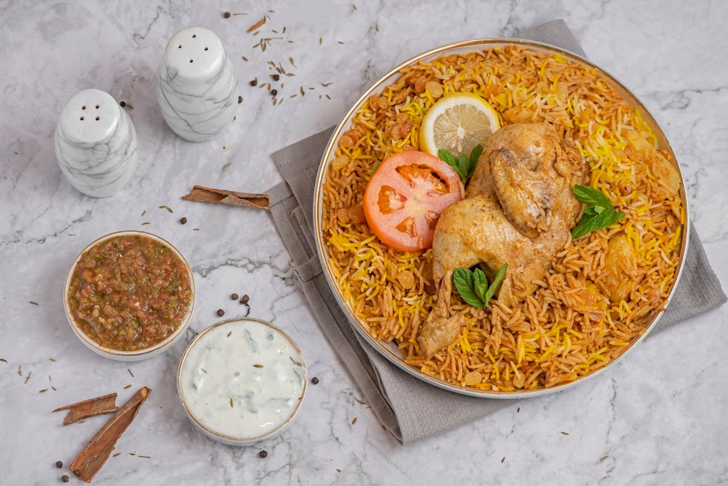 نصف دجاج كابلي