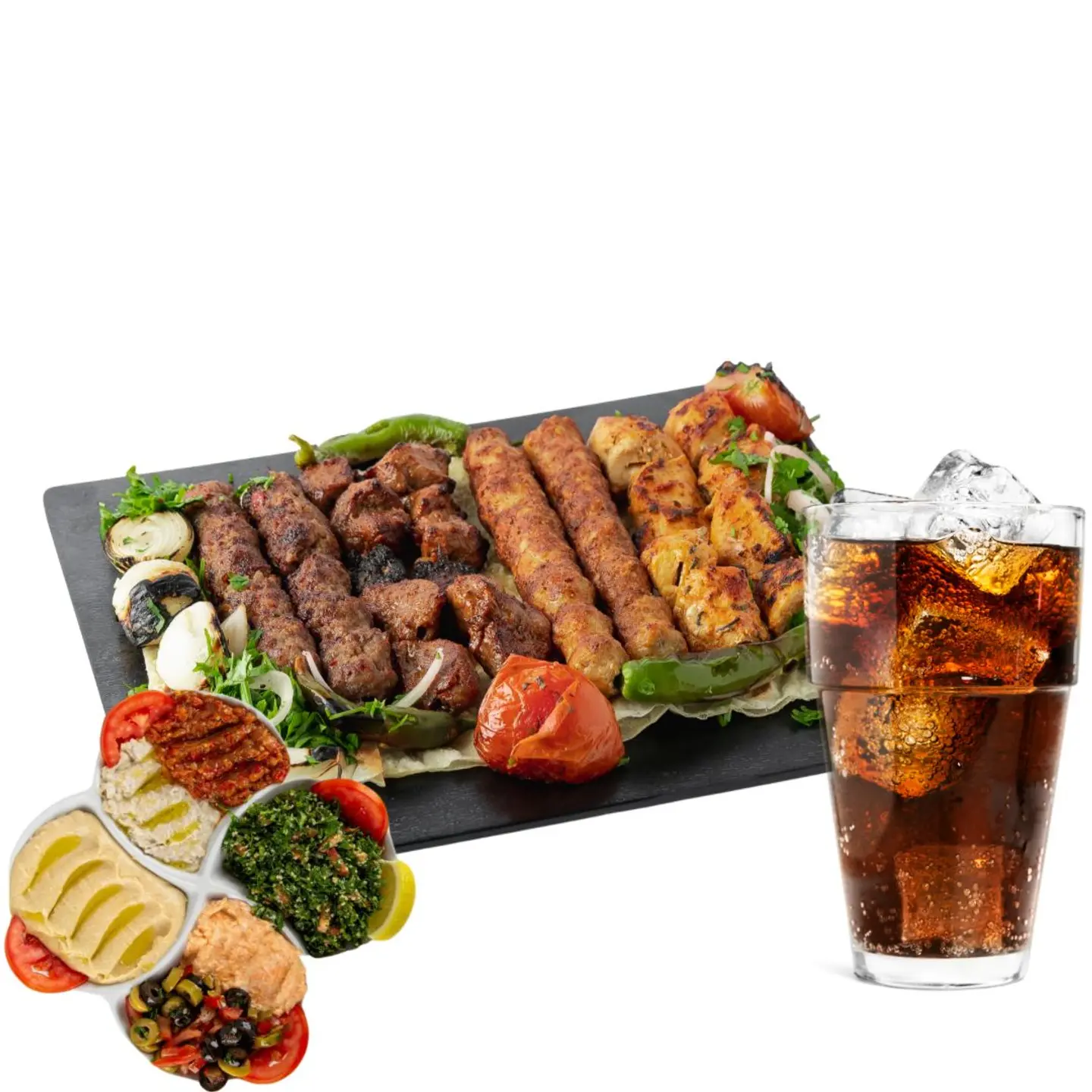 وجبه كيلو مشويات مشكلة
