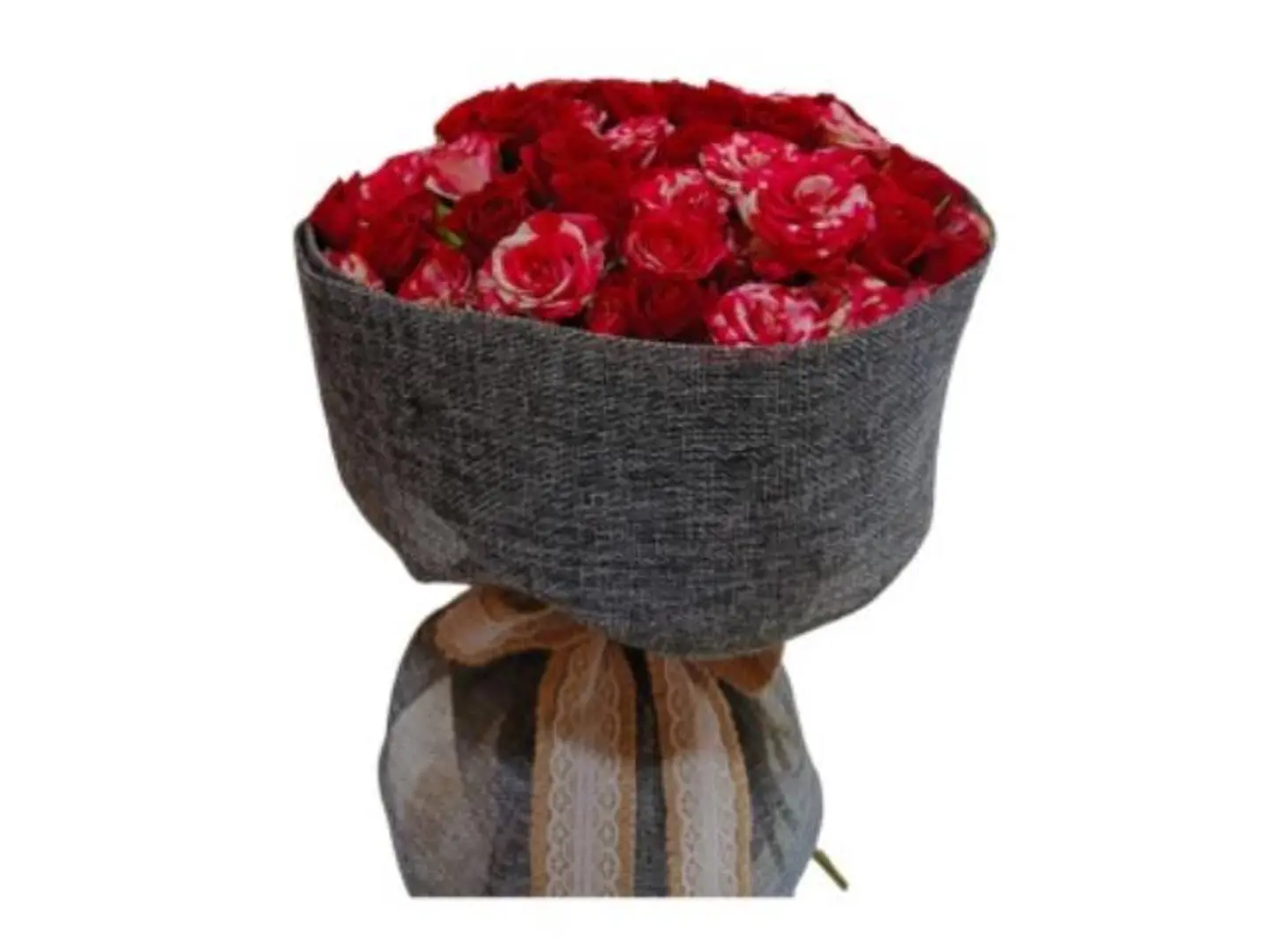 Wonderful Gift Bouquet With Fabric Wrapping