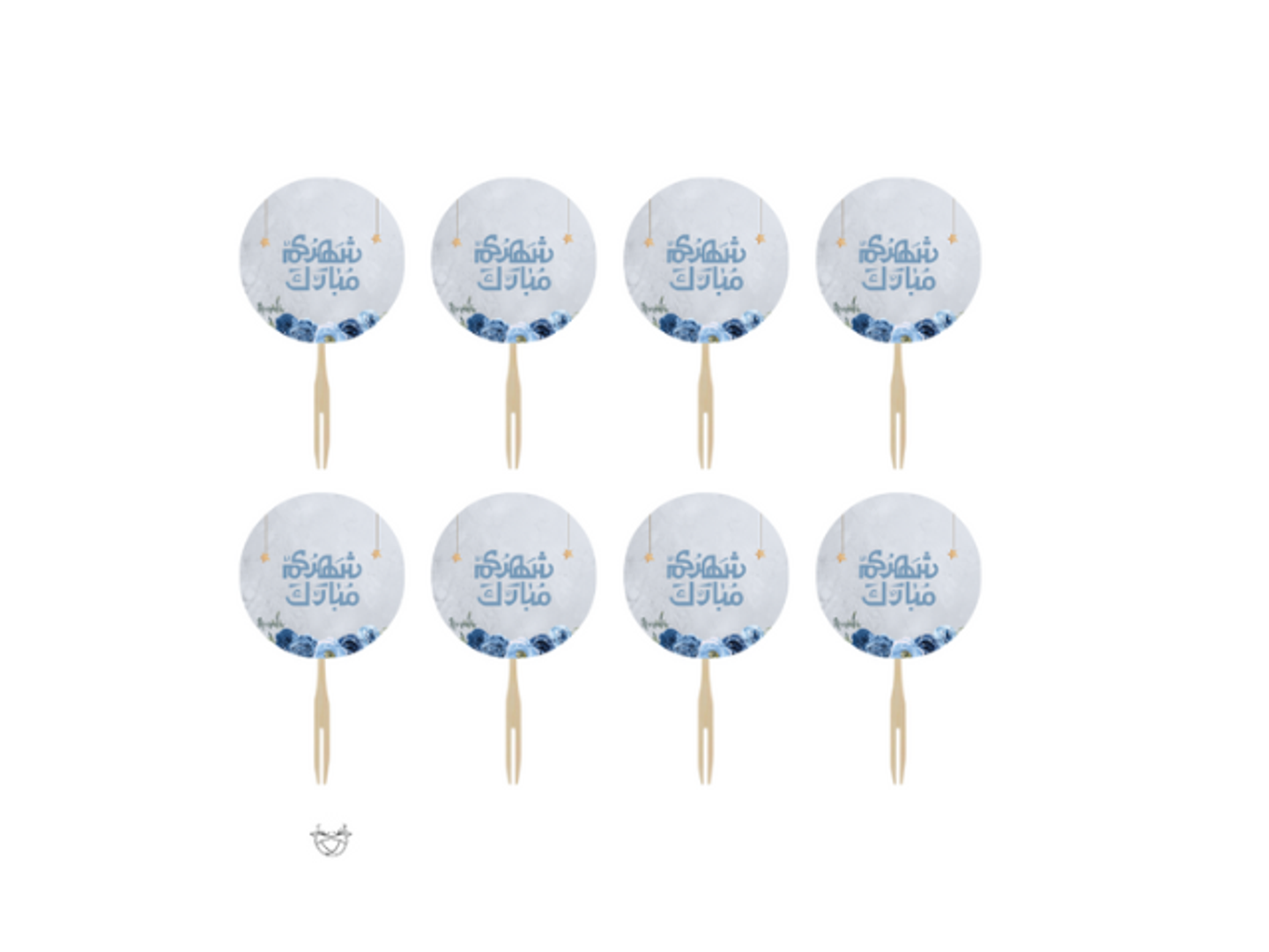 Bohemian Cupcake Toppers