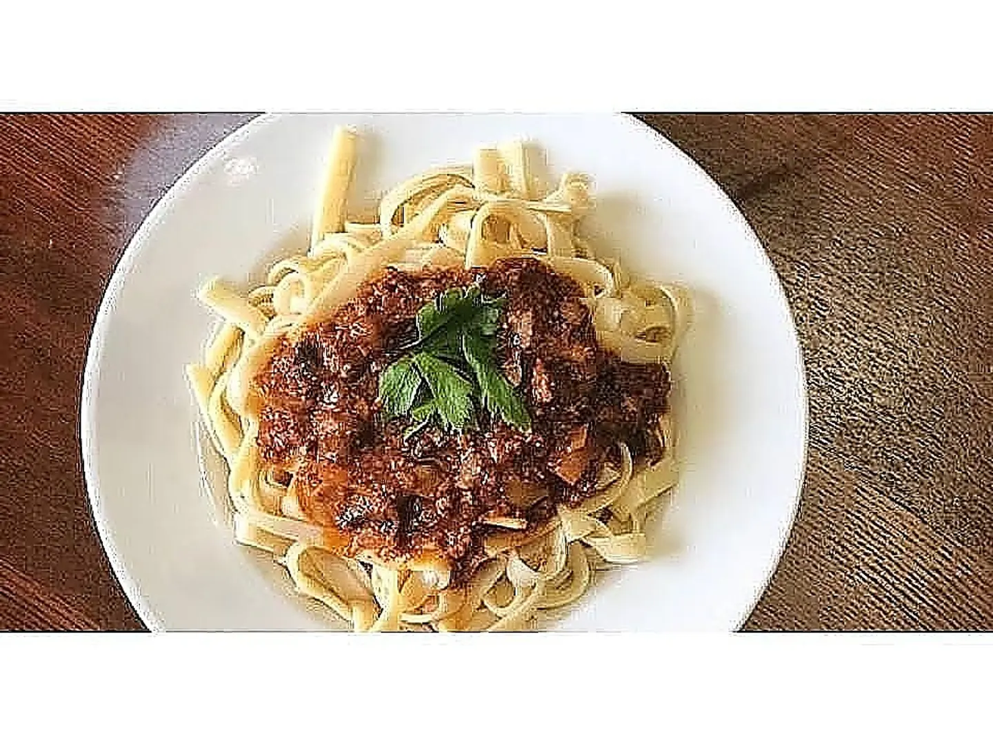 Minced Beef Fettuccine