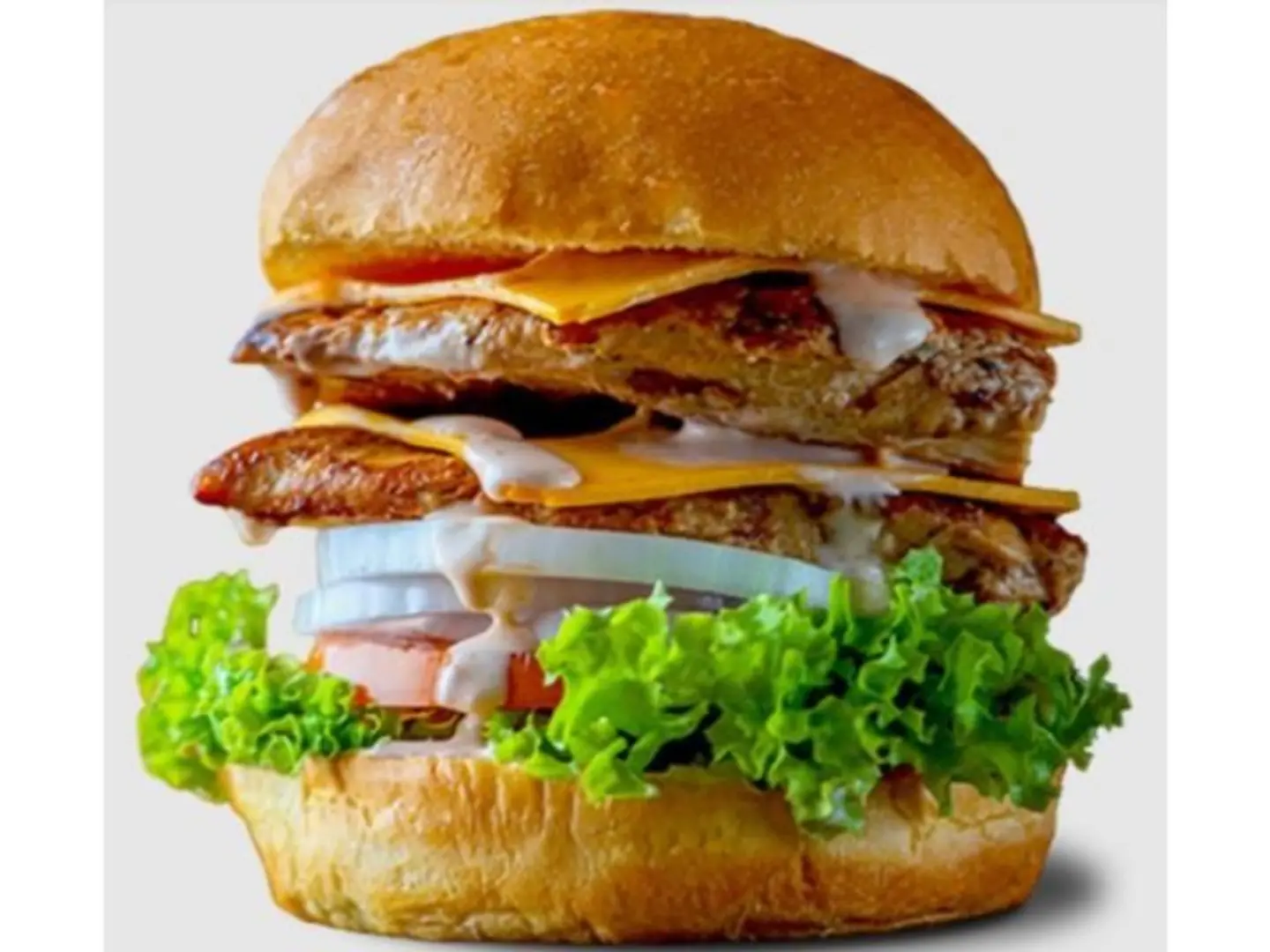 Double Grilled Chicken Burger
