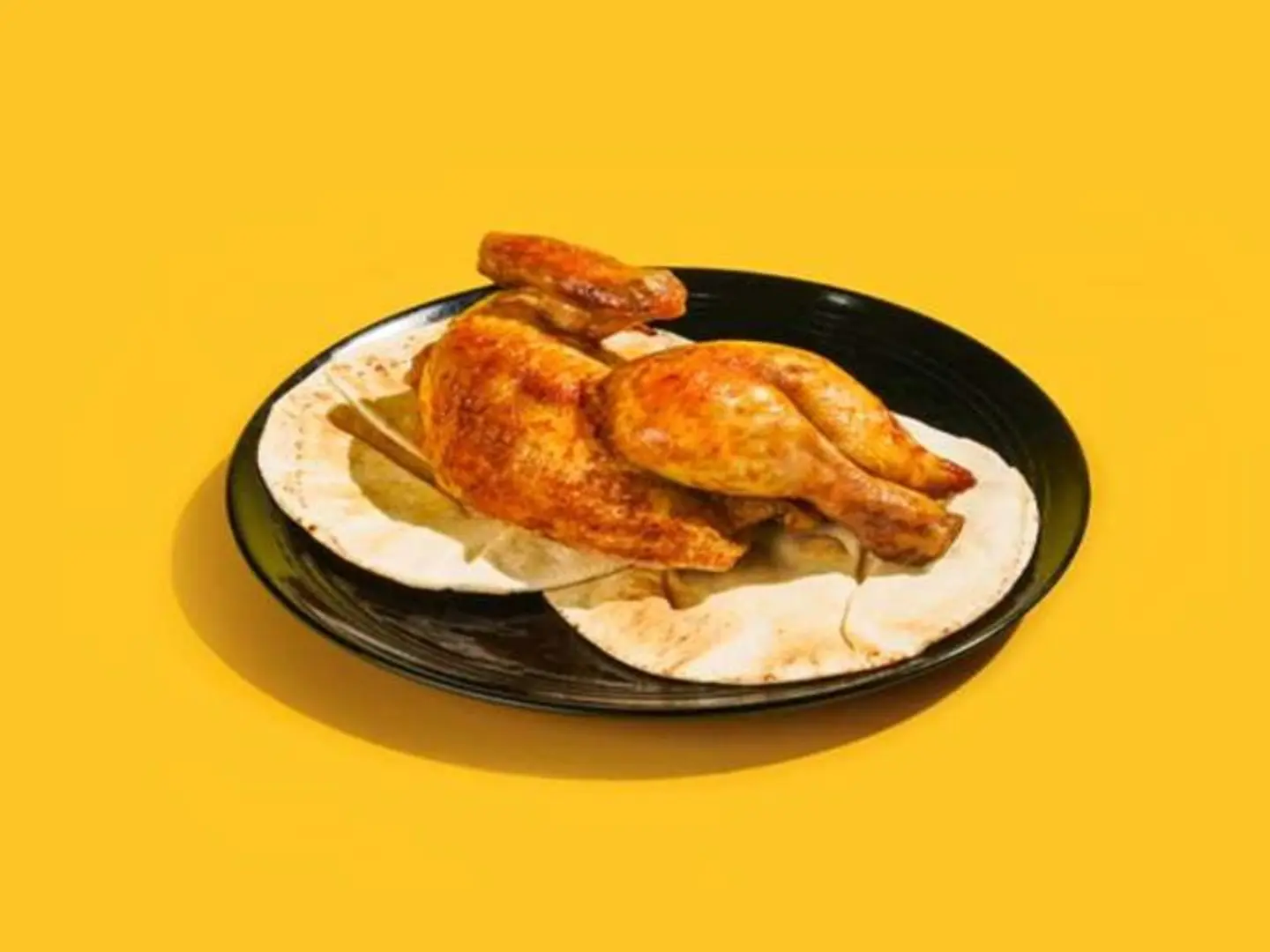 Half Plain Rotisserie Chicken