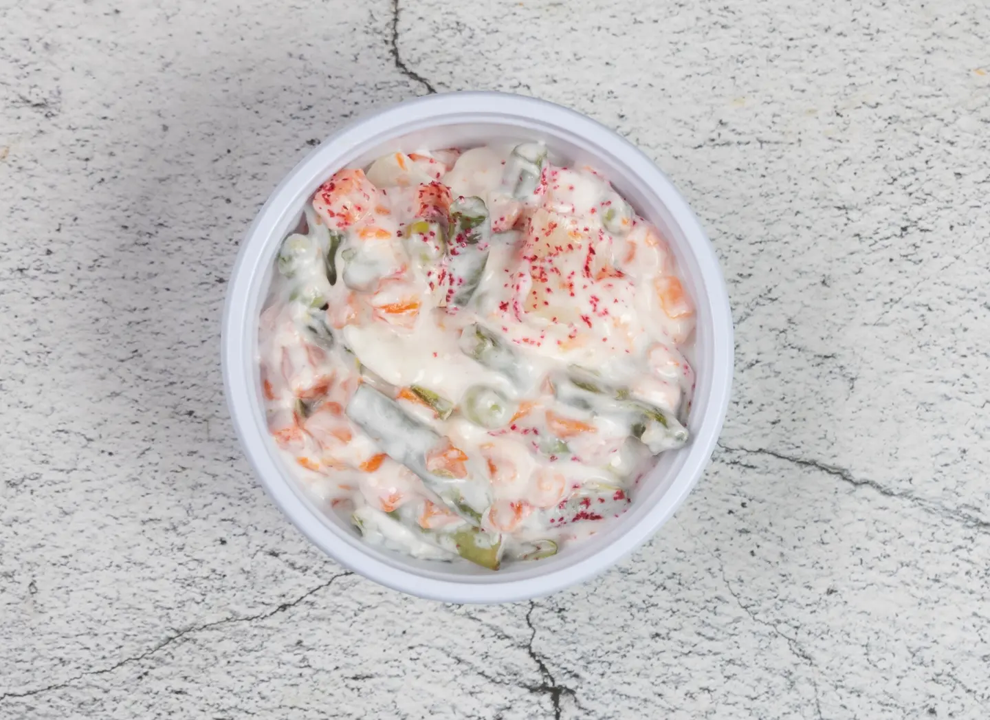 Mixed Vegetable  And Mayonnaise Salad