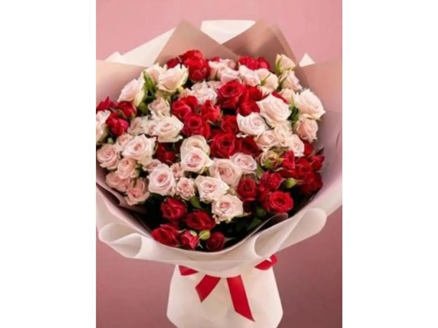 Medium Pink Rose Bouquet