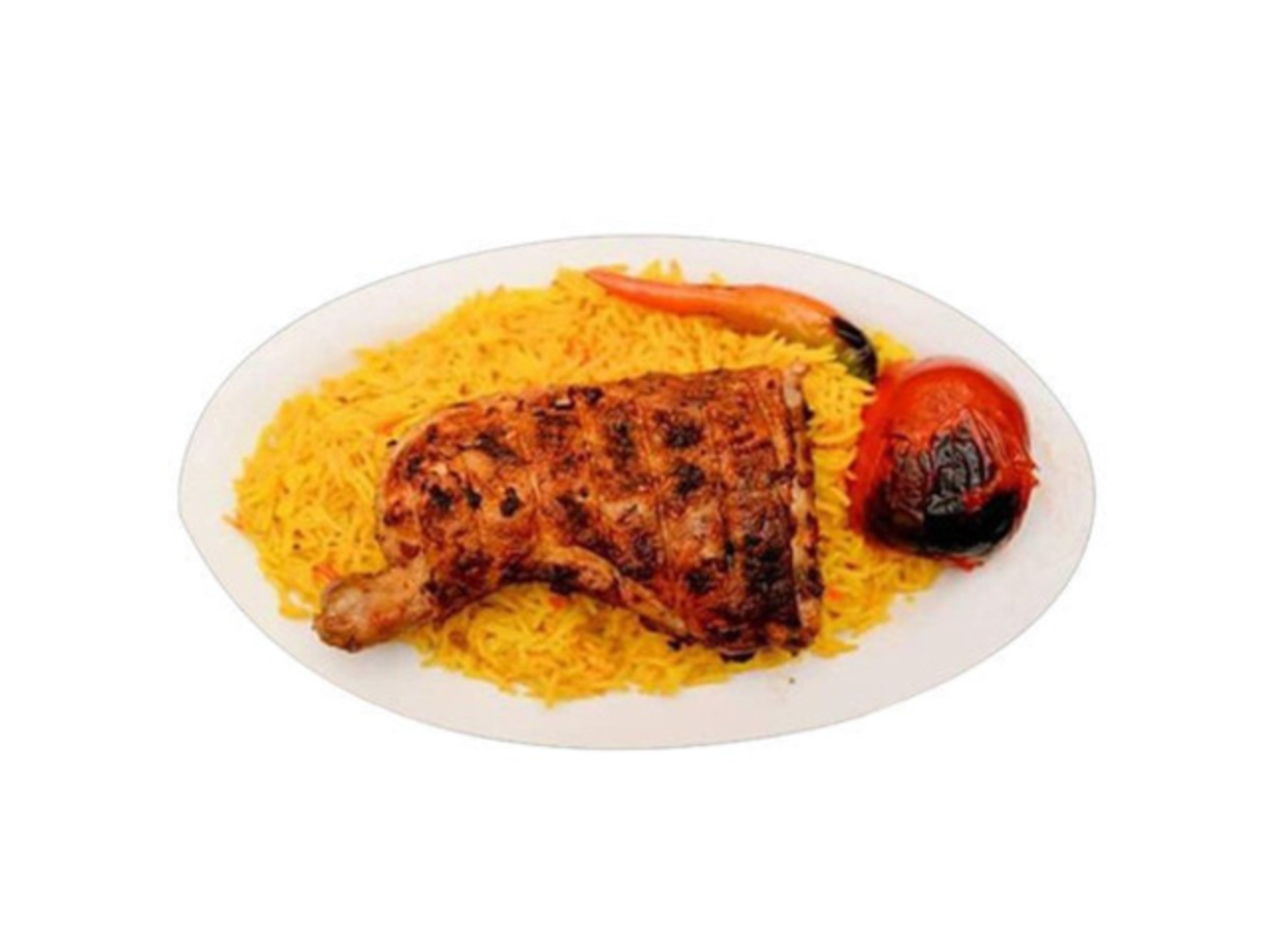 Quarter Charcoal Chicken With Rice