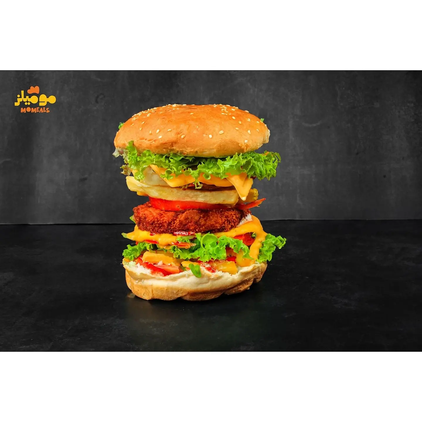 Double Chicken Burger