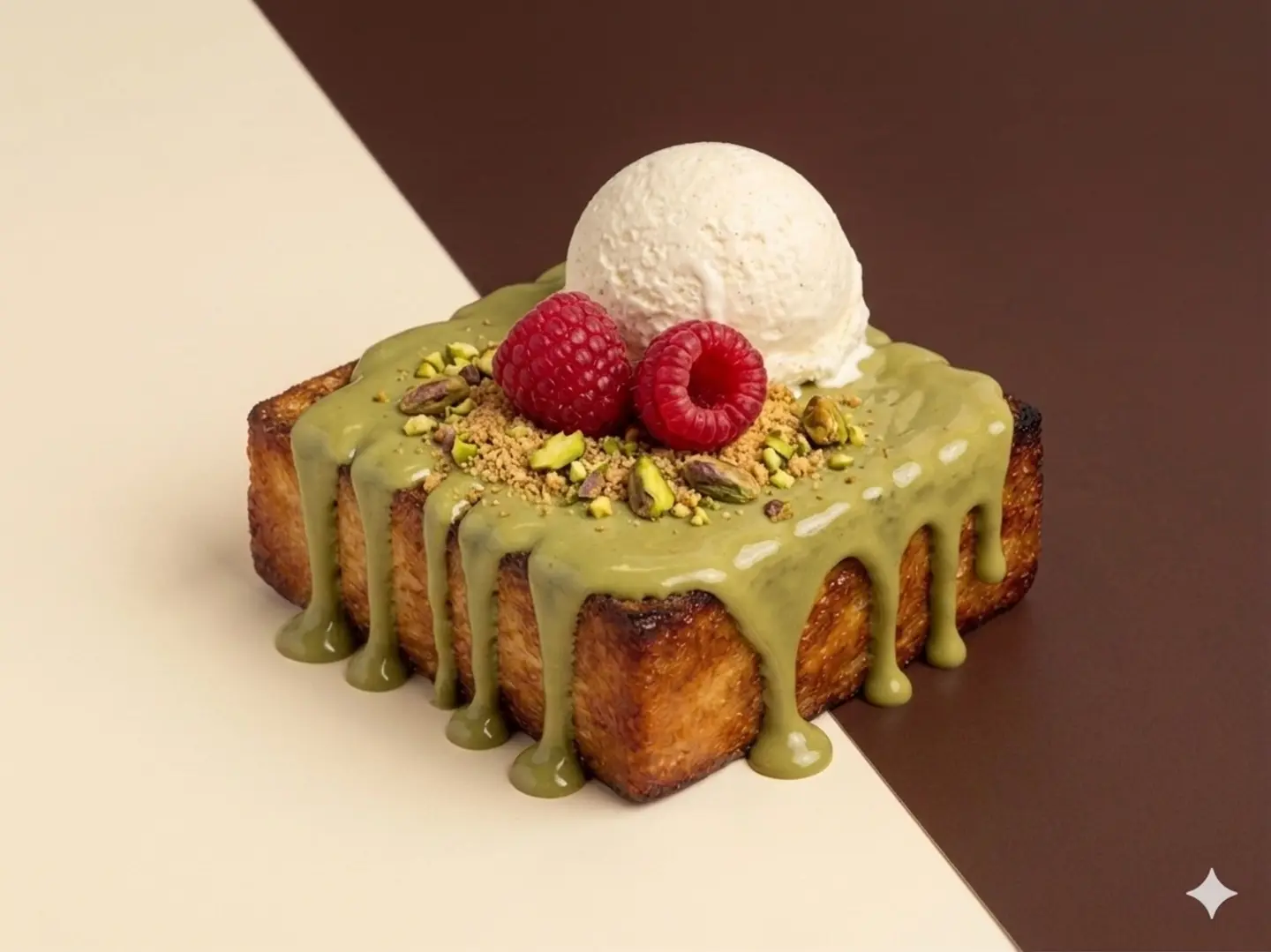 Pistachio Royal Toast