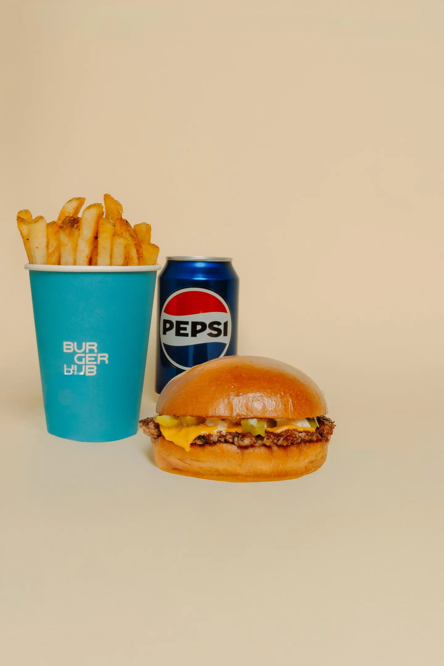 Single Smash Burger Combo