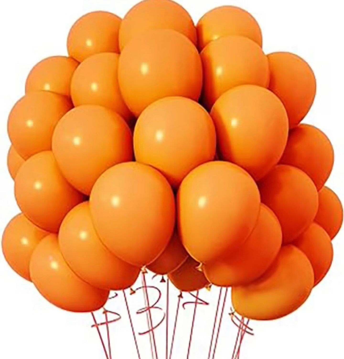 Orange Latex Balloon