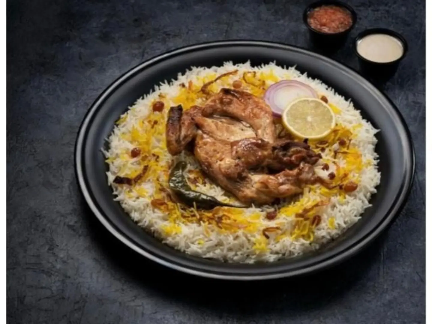 نصف حبة مظبي مع أرز شعبي