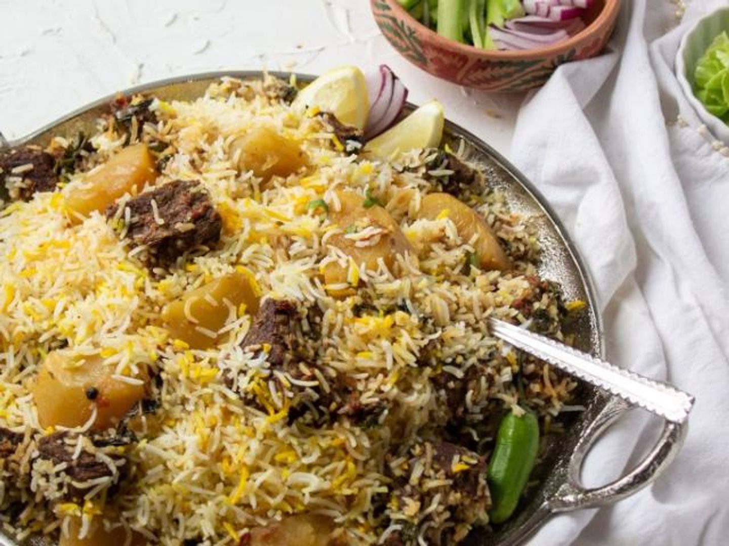 برياني لحم بقري