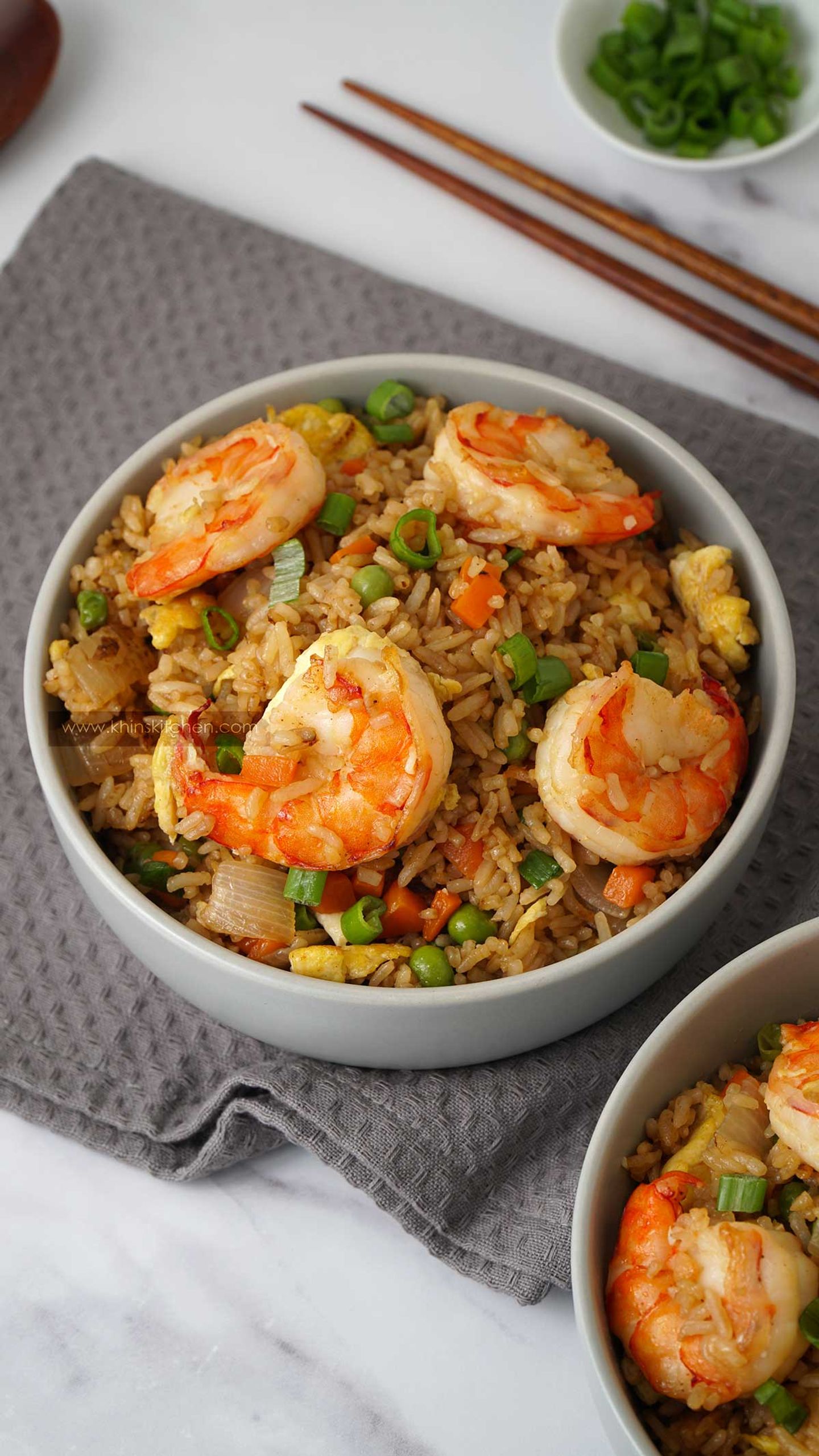 Chinese Rice With Shrimp