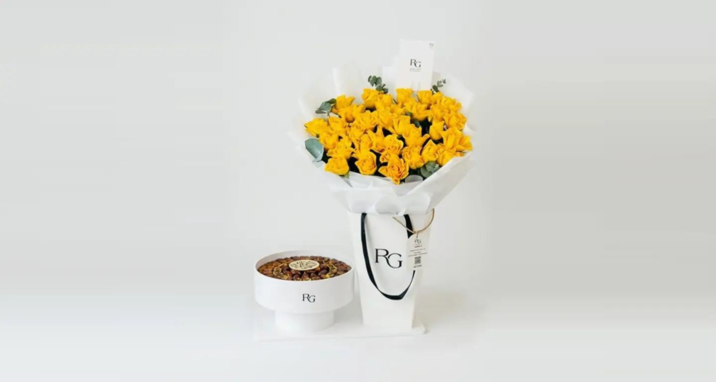 باقة ورد مع شوكولاته رقم.١٨٧٢٢