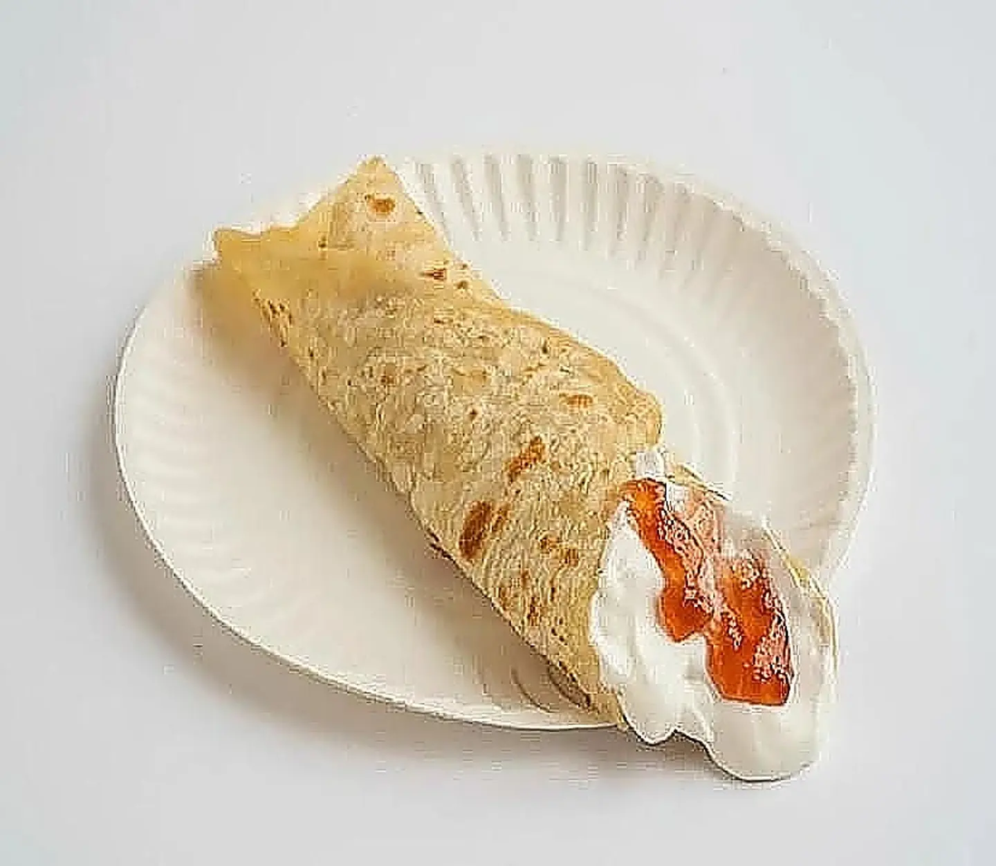 شباتي خبز على الصاج جبن مربى