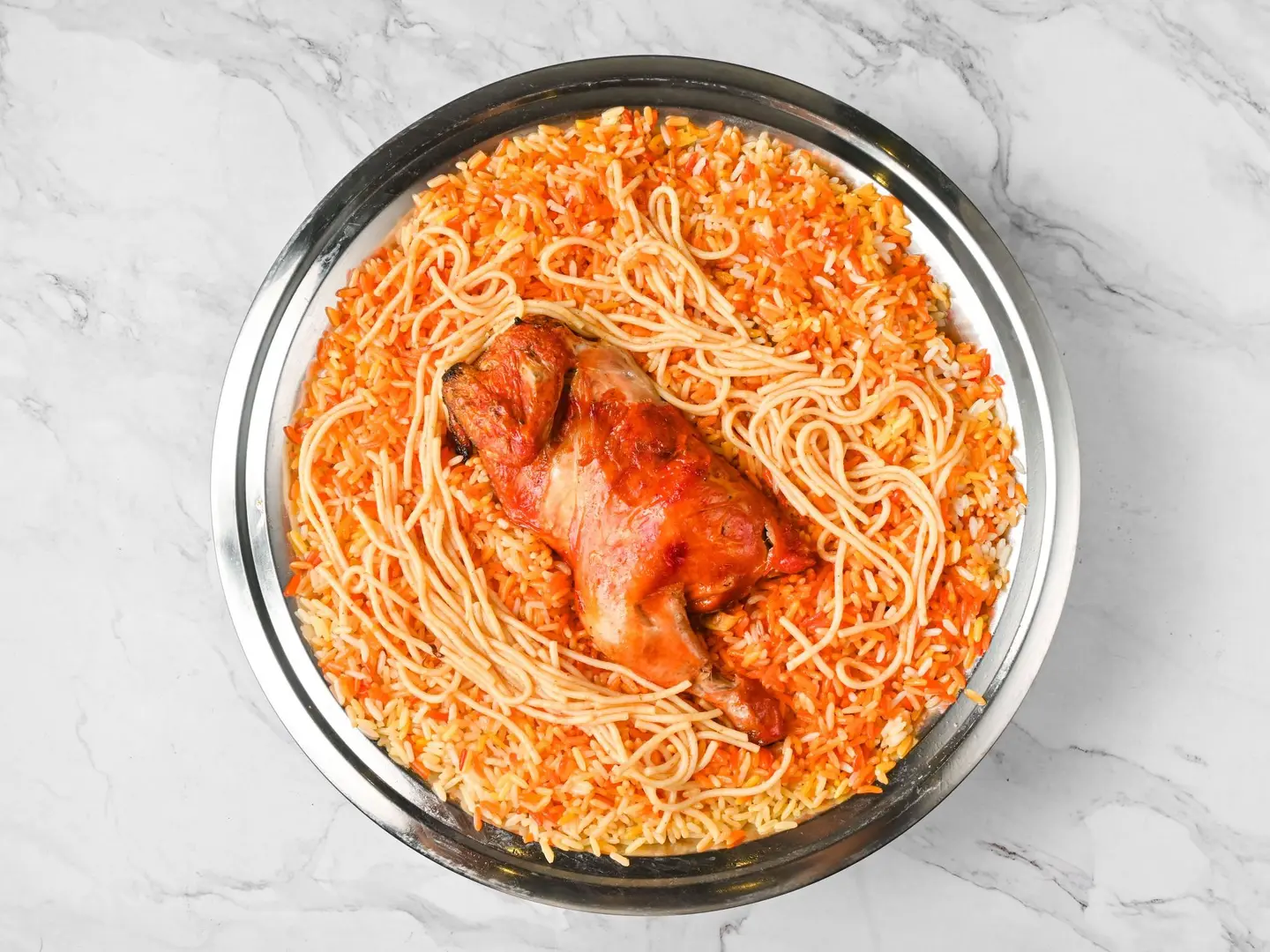 دجاج مندي مع رز مندي