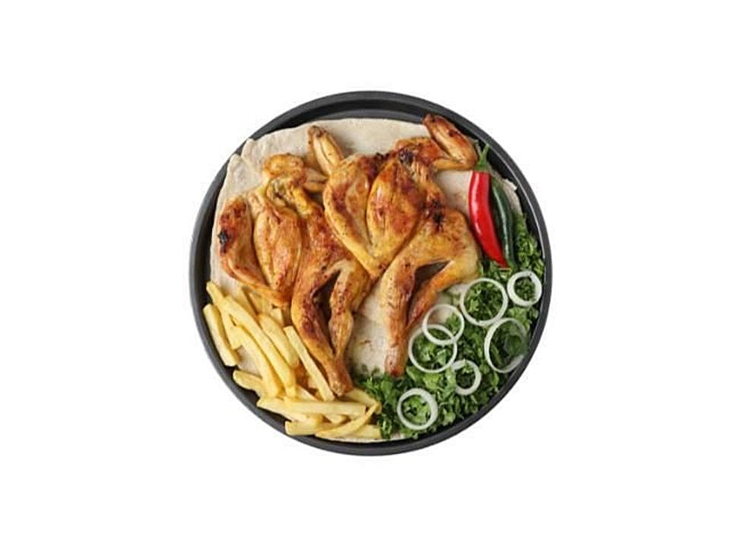 Whole Plain Grilled Chicken