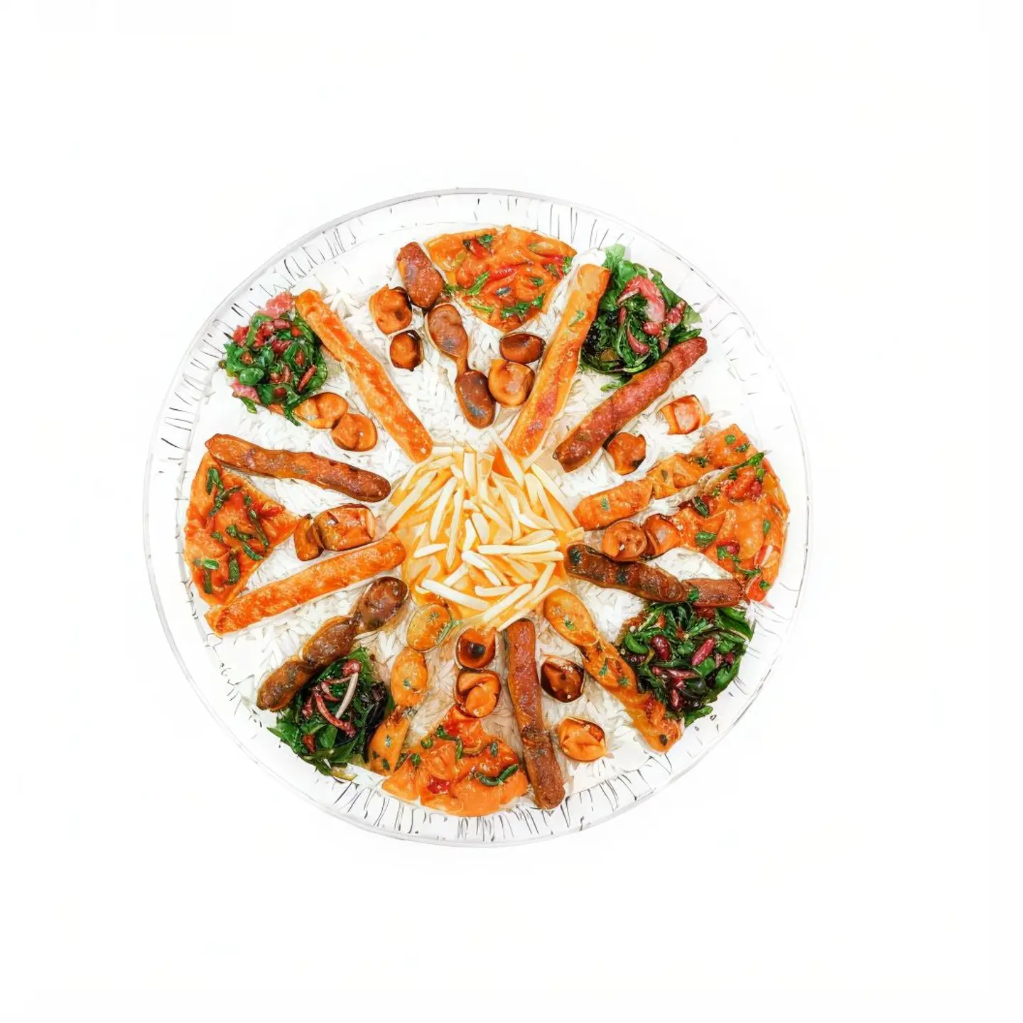 Mixed Tray With Rice, 1 Kilo