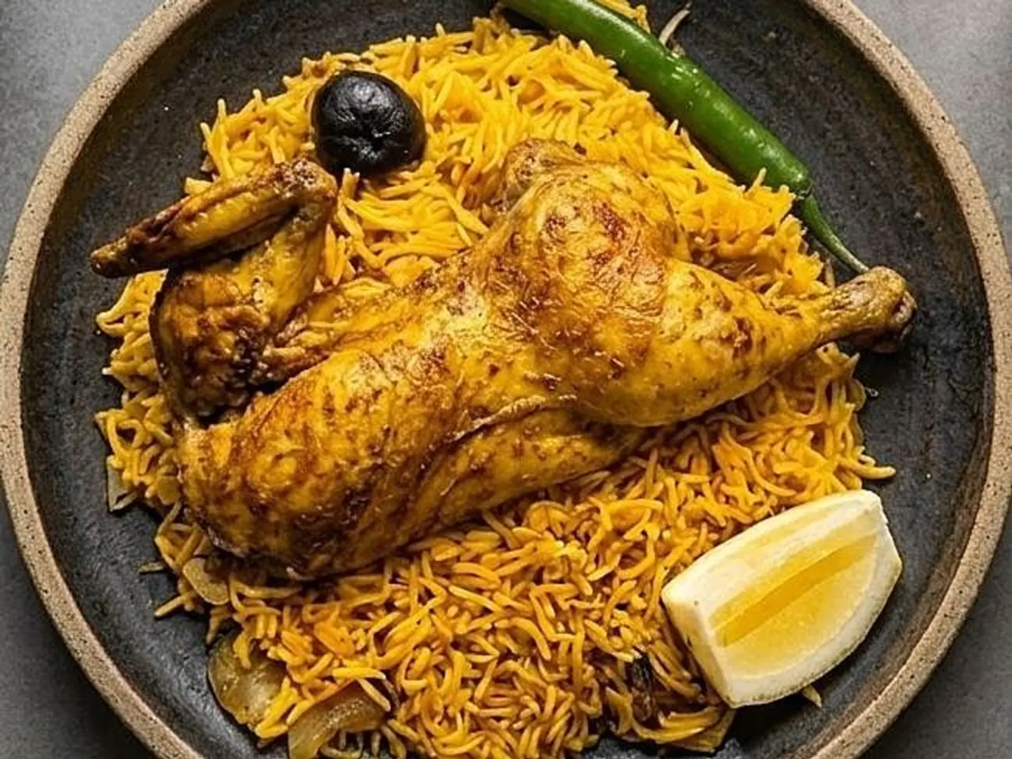 مدغوت دجاجة (نصف)