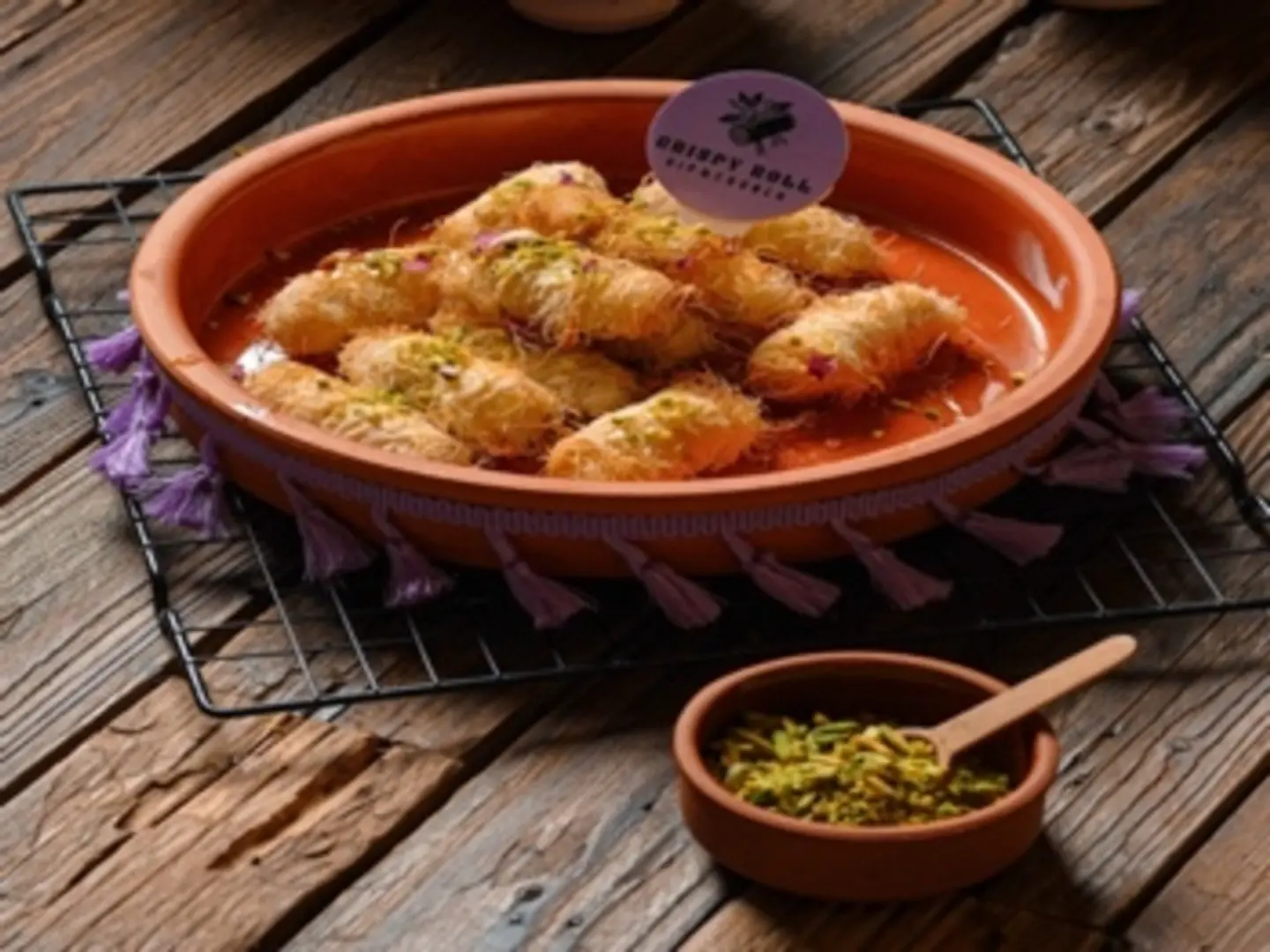 Kunafa Rolls With Cheese 25 Pieces